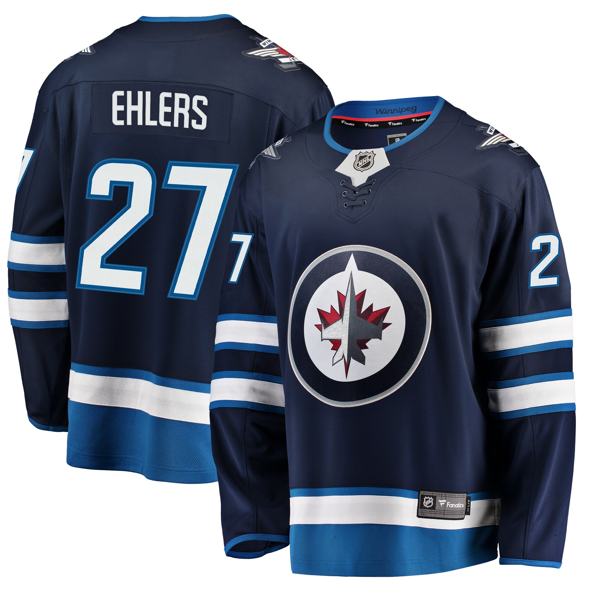 Nikolaj Ehlers Winnipeg Jets Breakaway Replica Jersey - Navy