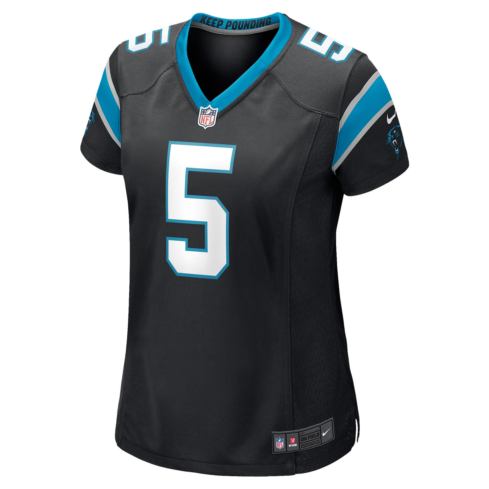 Zane Gonzalez Carolina Panthers  Women's Game Jersey - Black