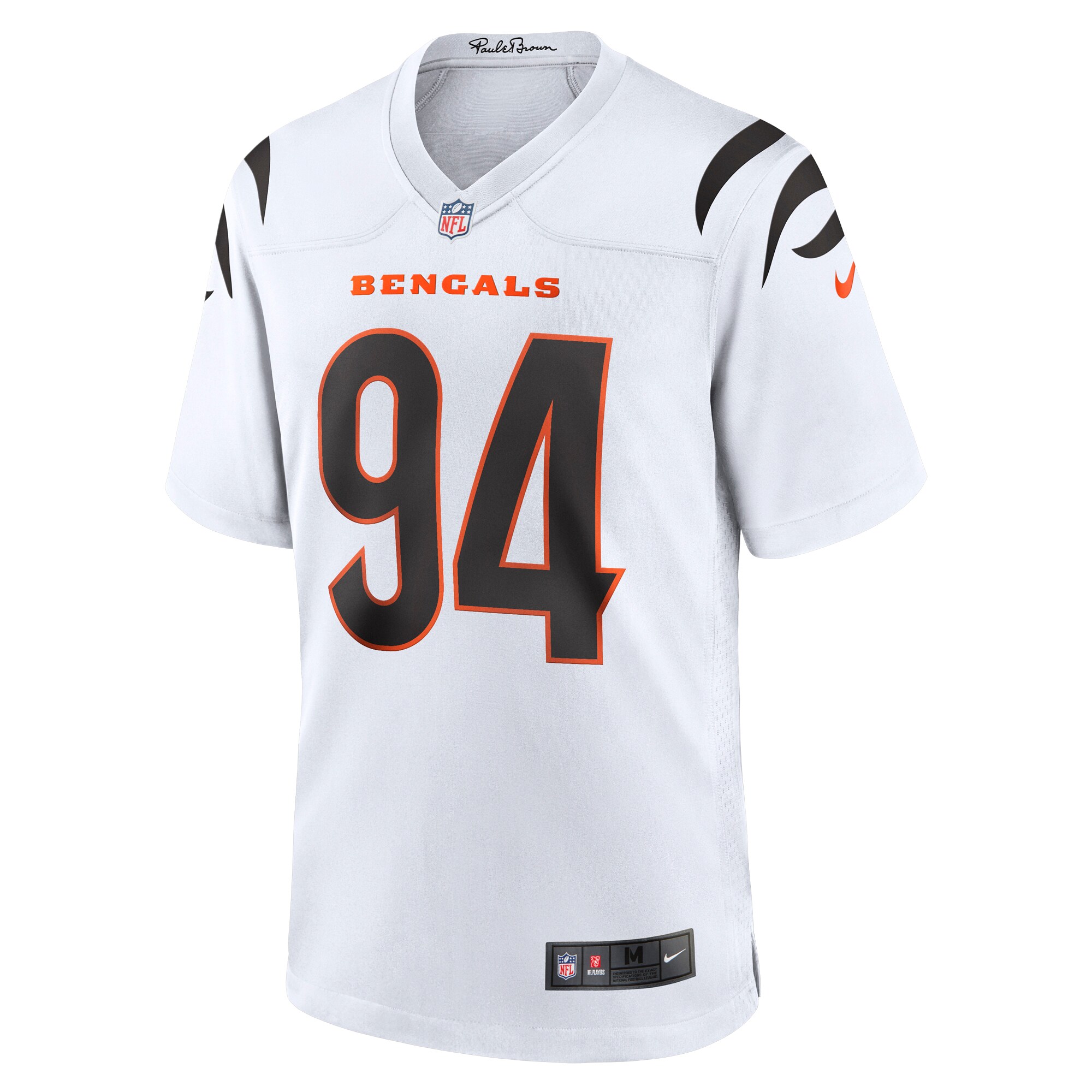 Sam Hubbard Cincinnati Bengals  Game Jersey - White