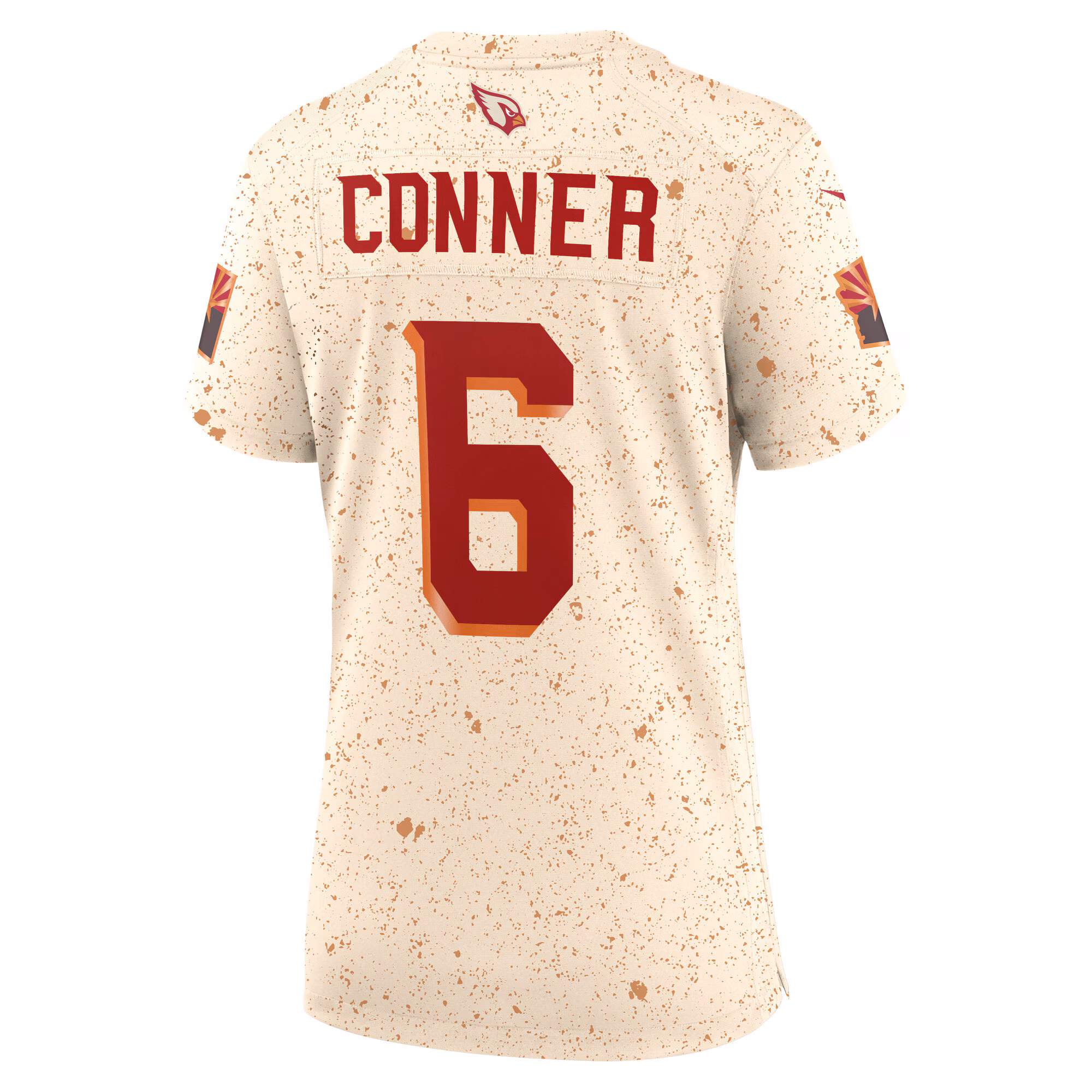 James Conner #6 Arizona Cardinals Women's 2025 Rivalries Collection Game Jersey - Natural