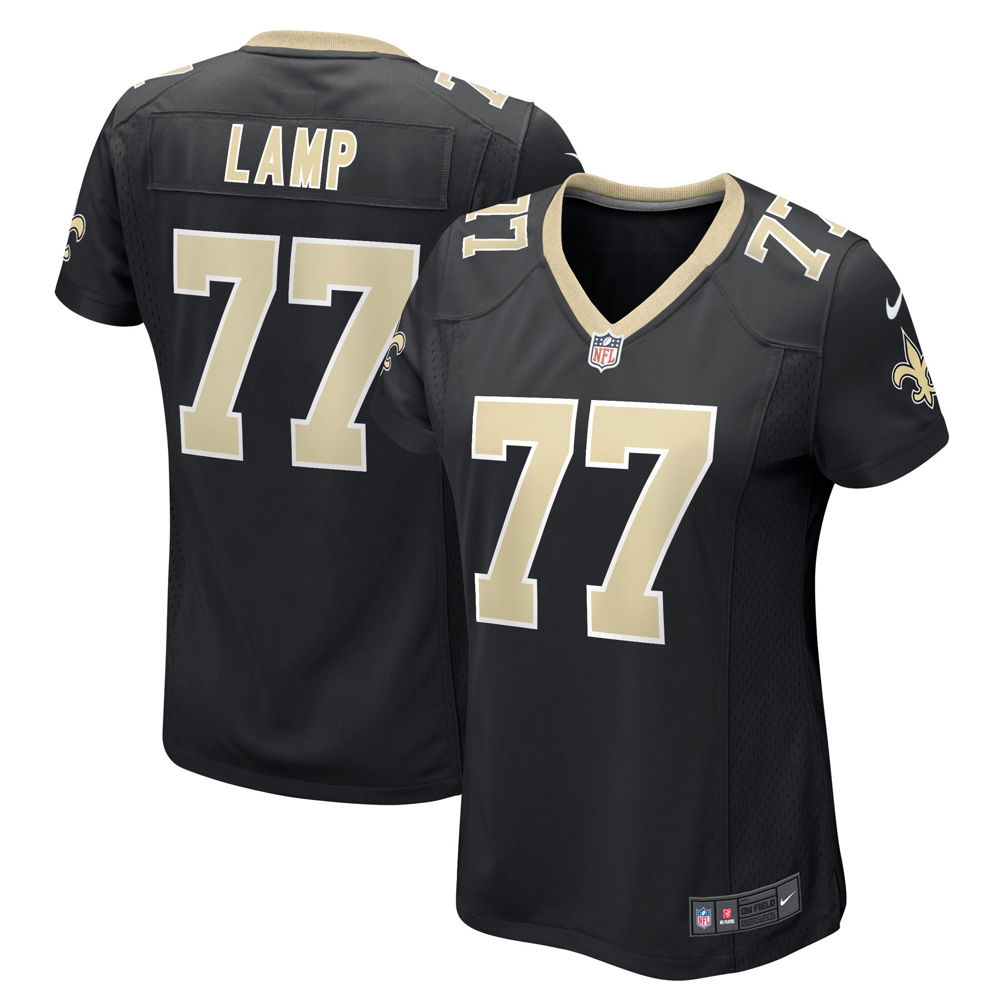 Forrest Lamp New Orleans Saints Women's Game Player Jersey - Black