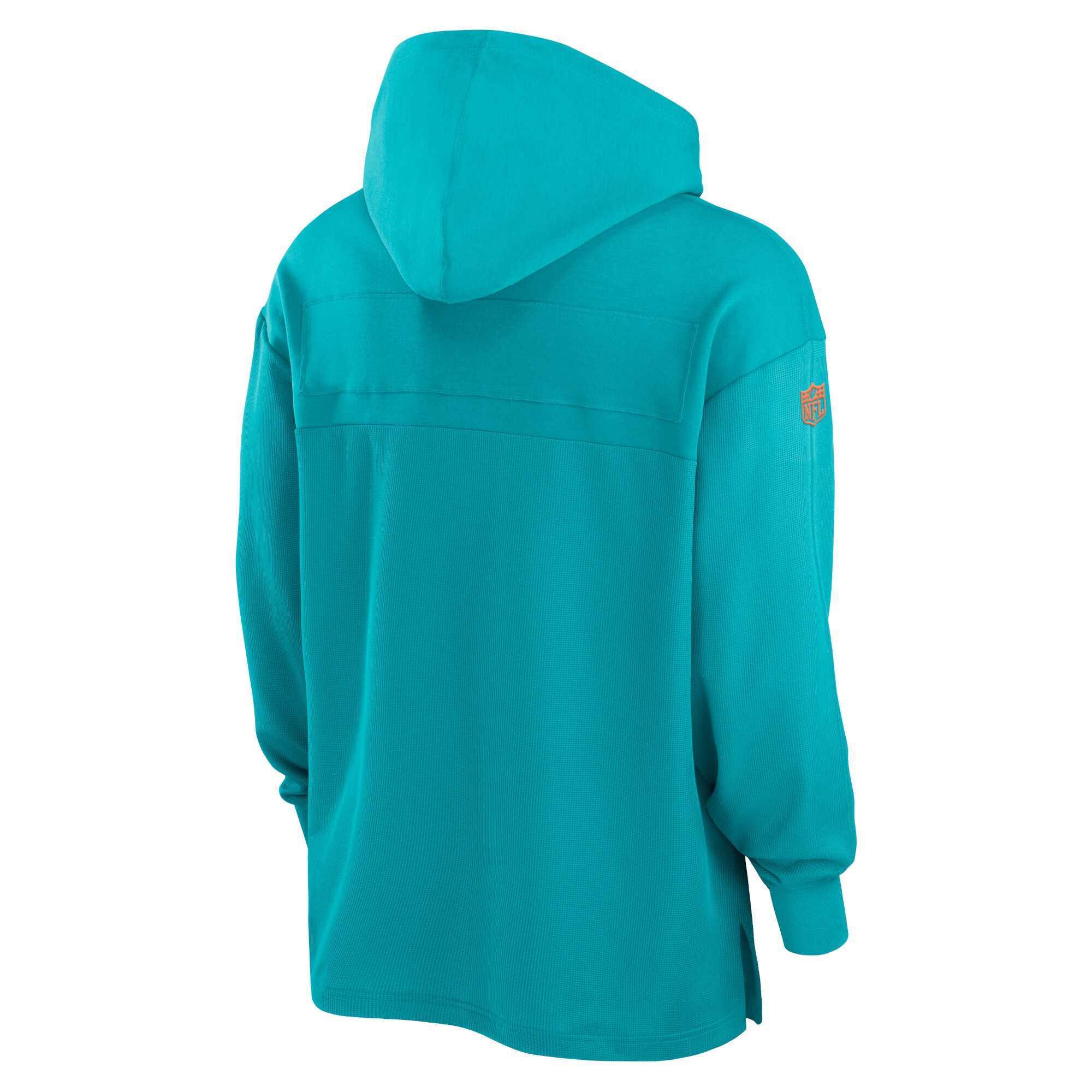 Miami Dolphins  2023 Sideline Lightweight Performance Hooded Top - Aqua