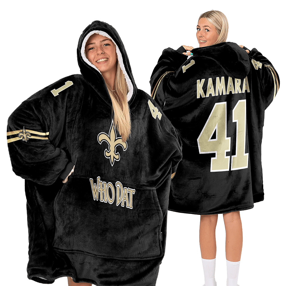 New Orleans Football Unisex Blanket Hoodie