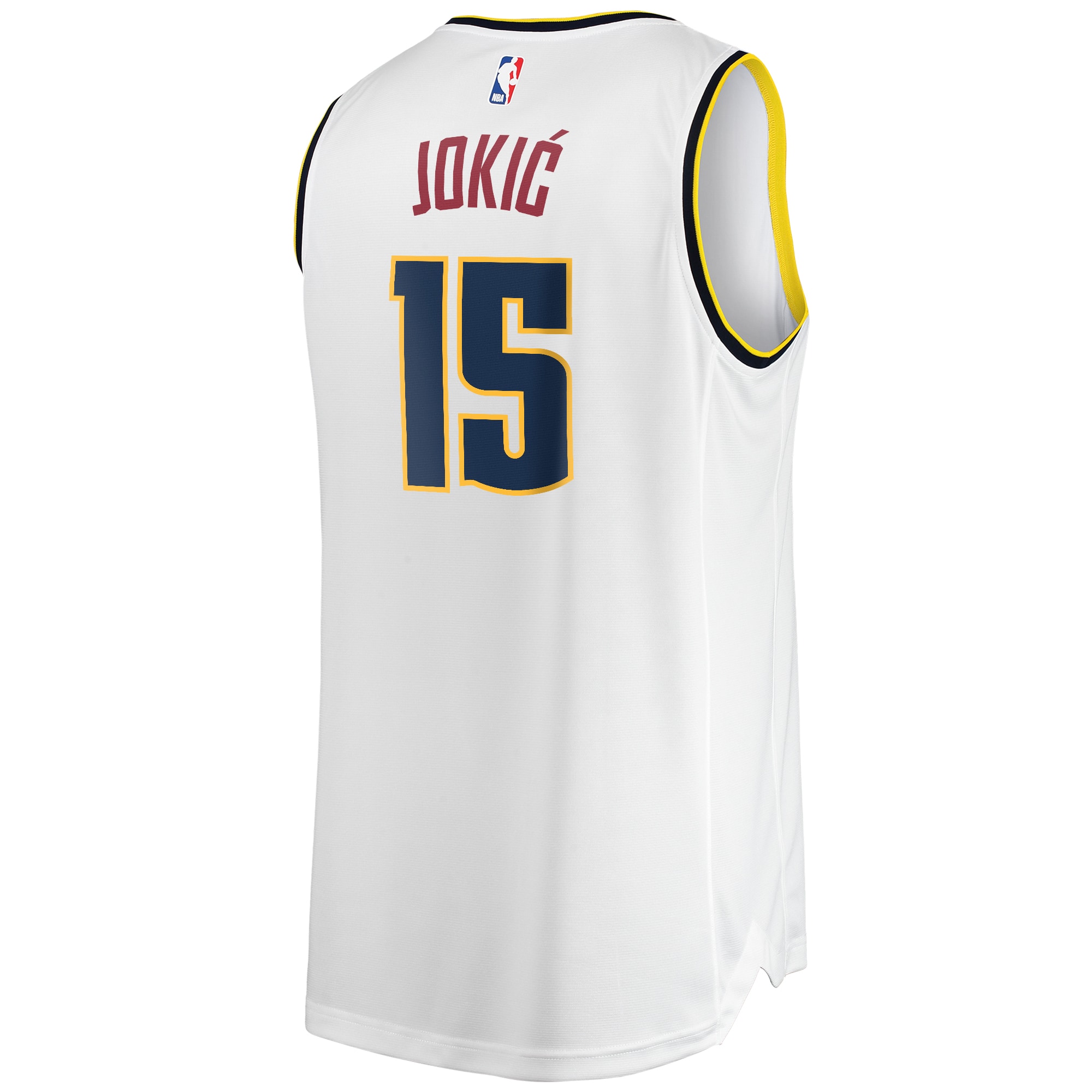 Nikola Jokic Denver Nuggets  Youth White 2023 NBA Finals Champions Fast Break Player Jersey - Association Edition