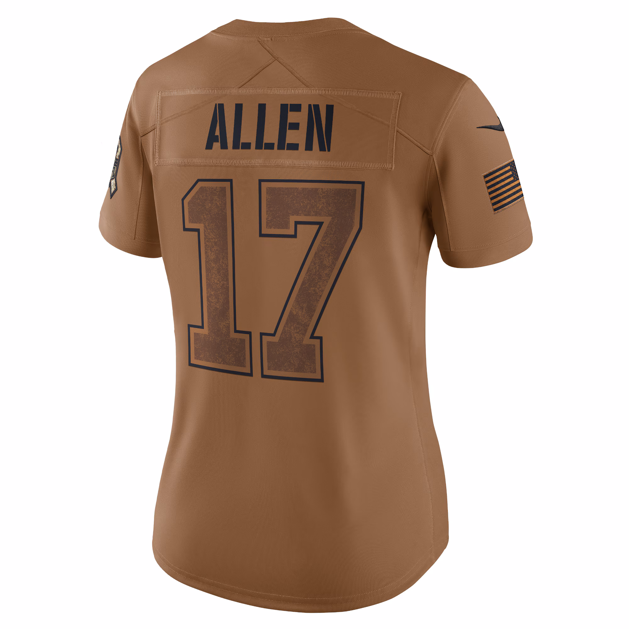 Josh Allen Buffalo Bills Women's 2023 Salute To Service Limited Jersey - Brown