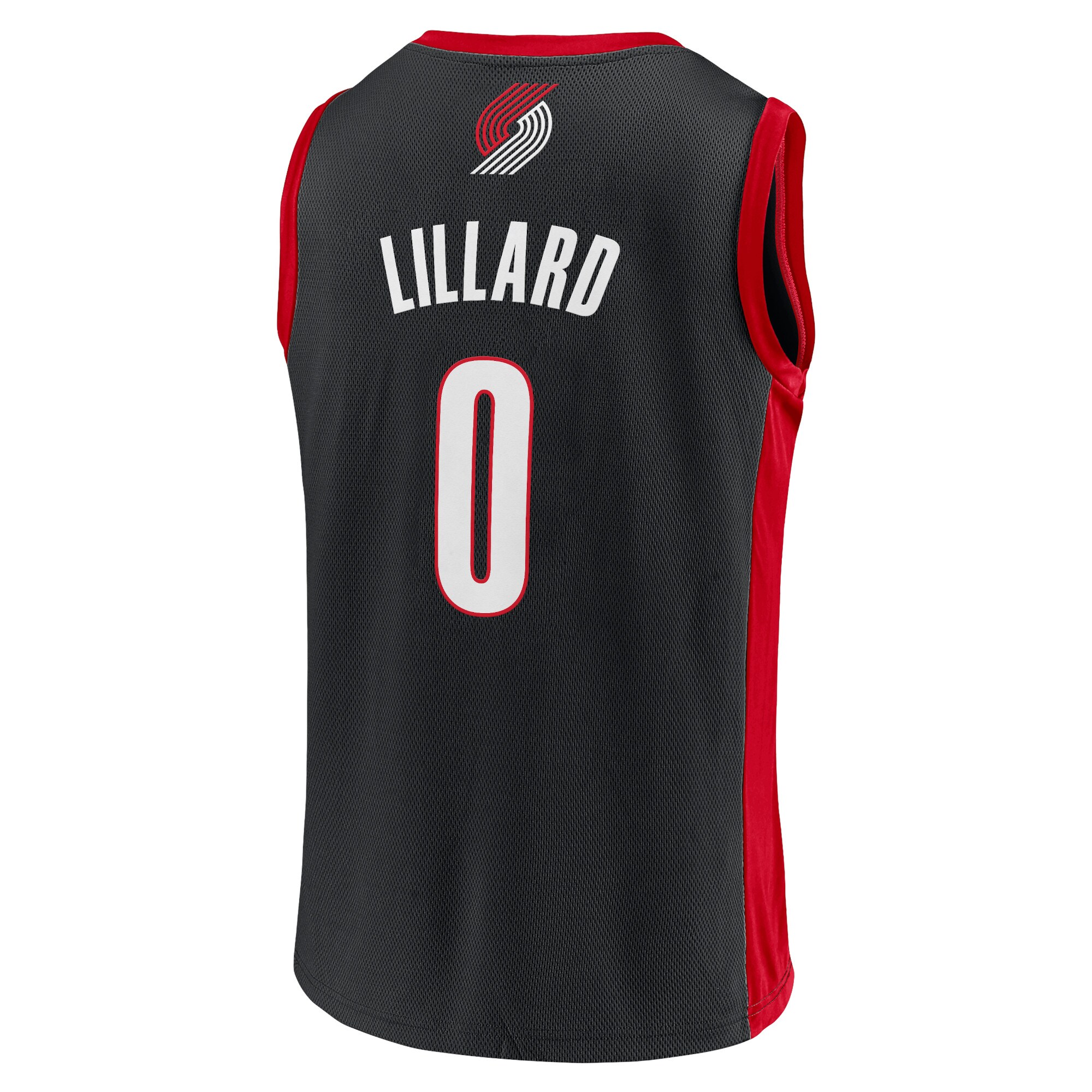 Men's Damian Lillard Black Portland Trail Blazers Player Jersey