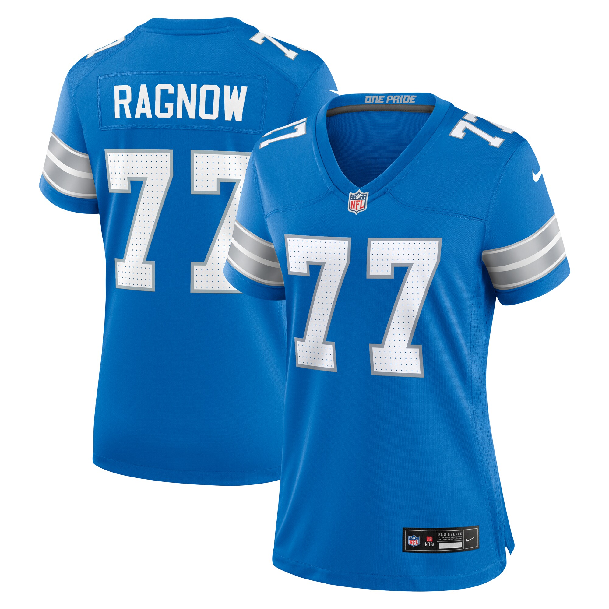 Frank Ragnow Detroit Lions Women's Team Game Jersey -  Blue