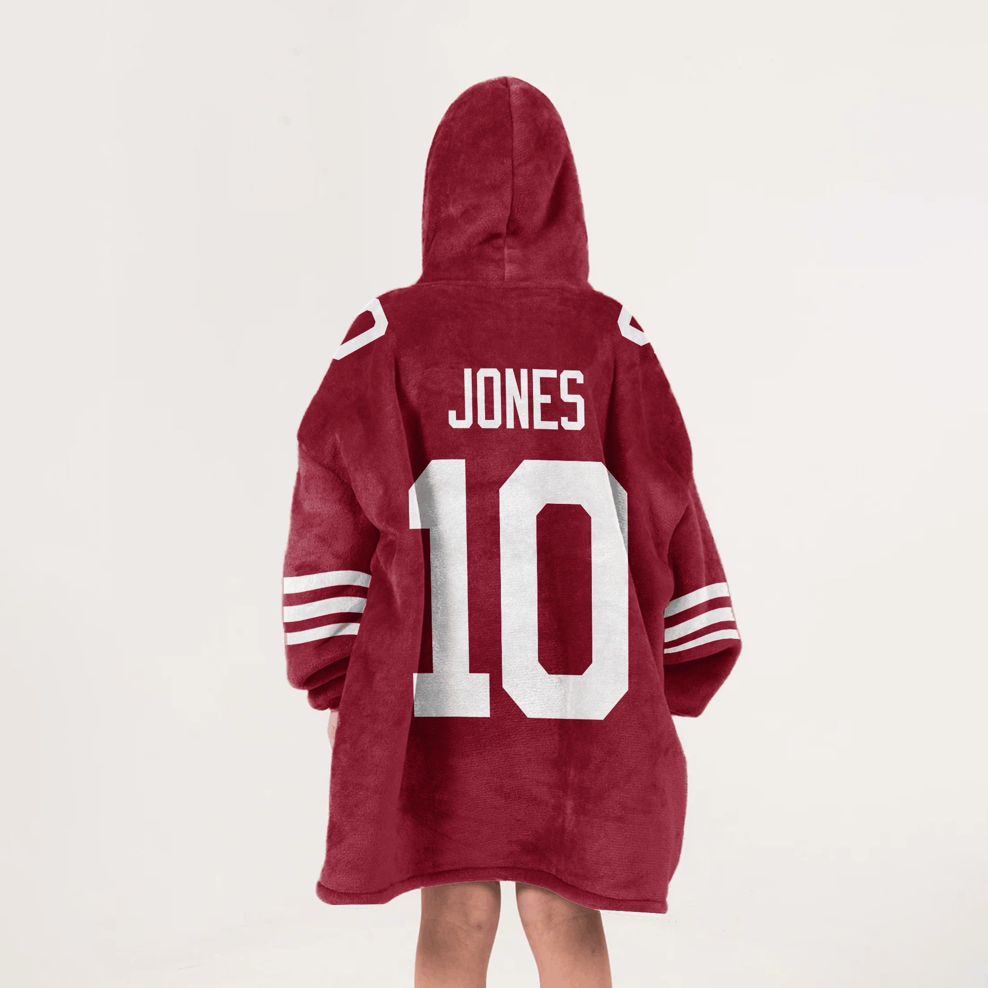 Kid M.J 10 San Francisco 49ers Football Unisex Blanket Hoodie