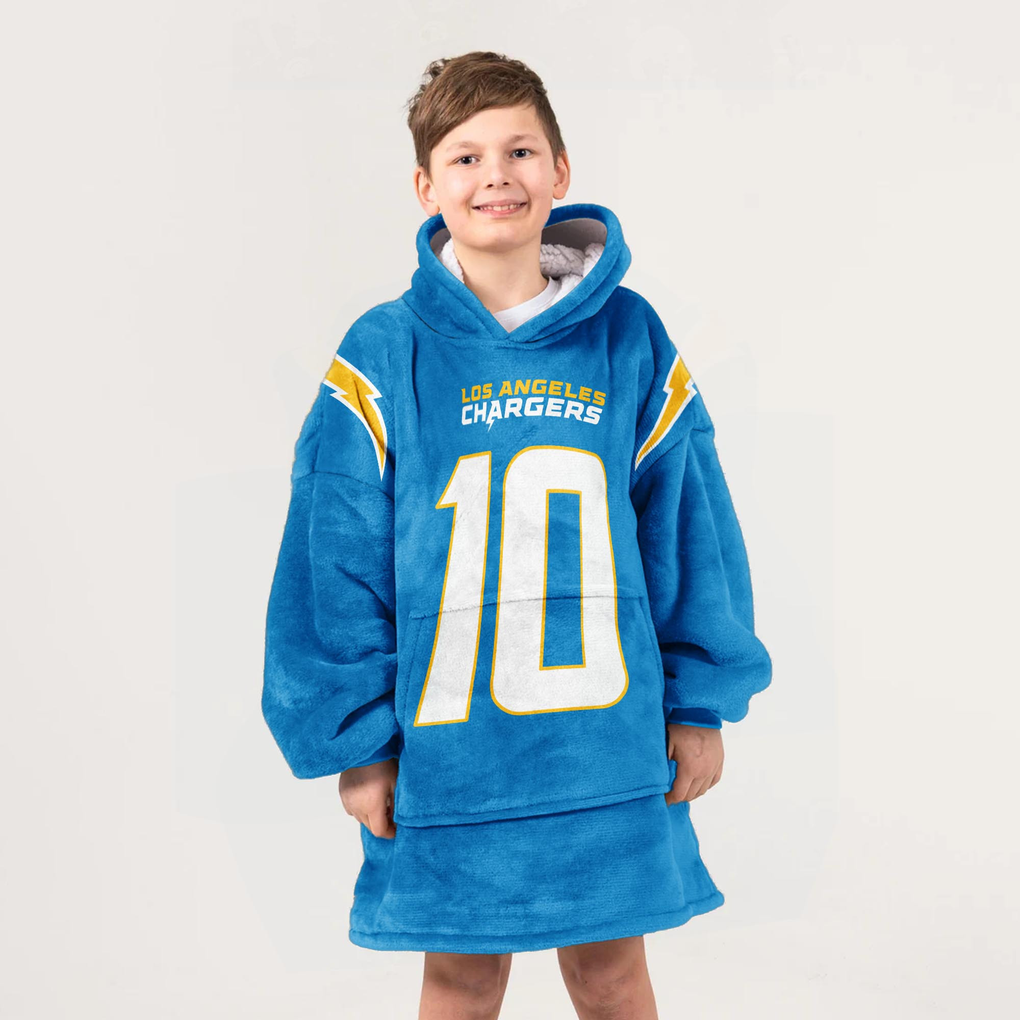 Adult JH 10 Los Angeles Football Unisex Blanket Hoodie