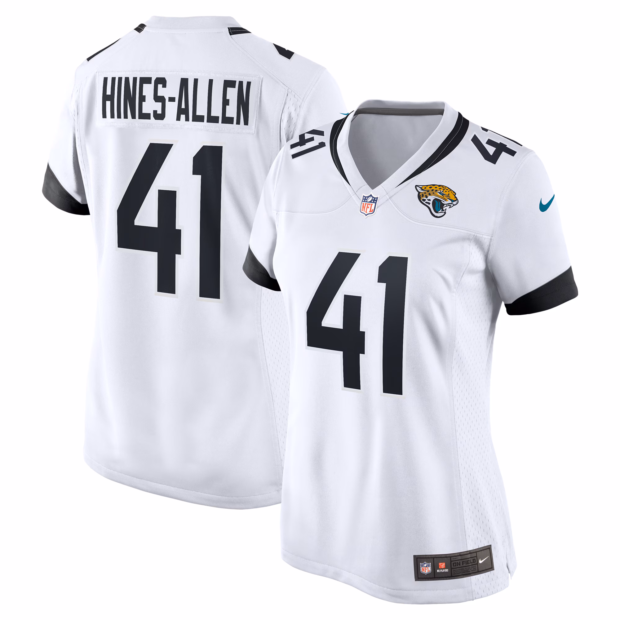 Josh Hines-Allen Jacksonville Jaguars Women's Player Game Jersey - White