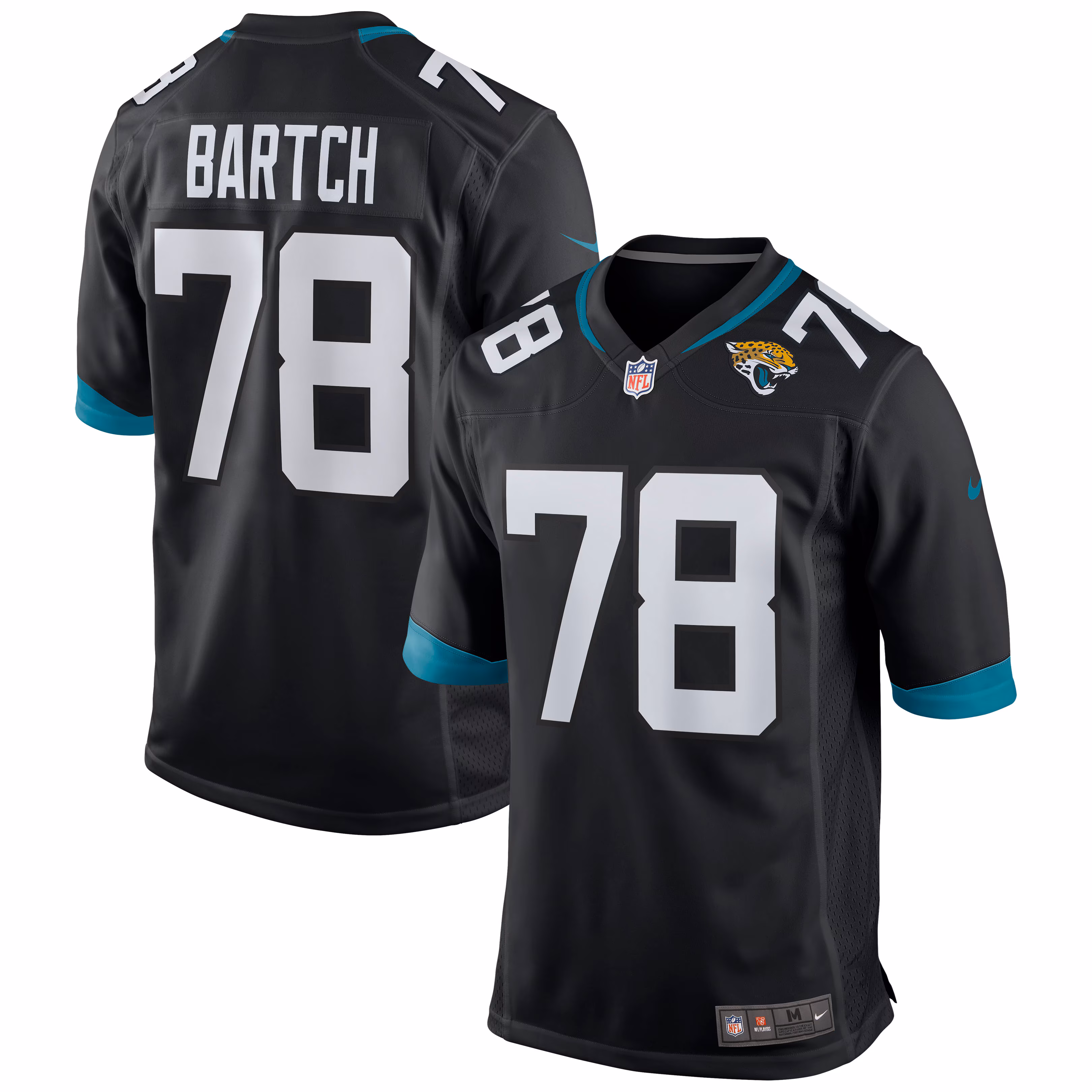 Ben Bartch Jacksonville Jaguars Game Jersey - Teal