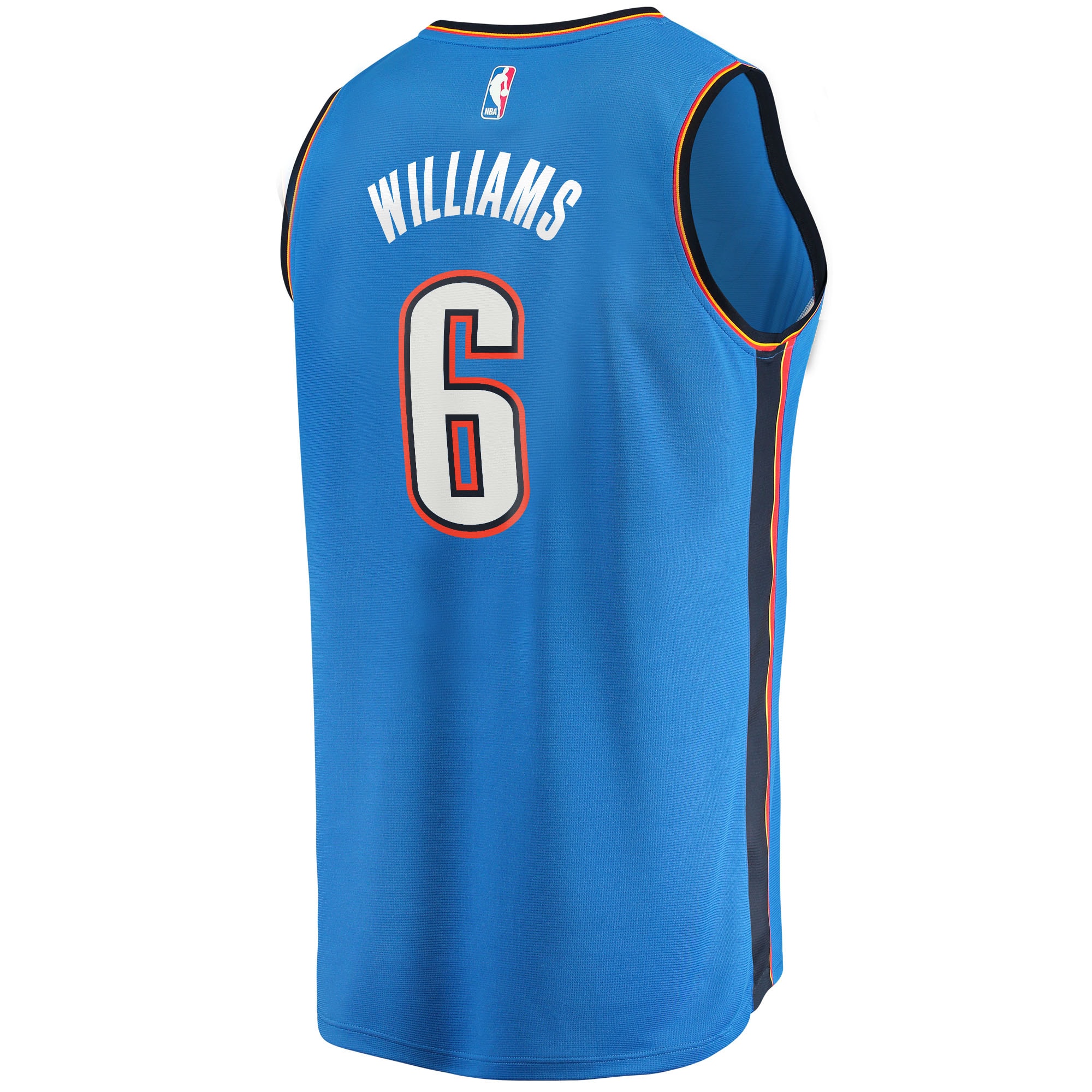 Jaylin Williams Oklahoma City Thunder  2021/22 Fast Break Replica Jersey - Icon Edition - Blue