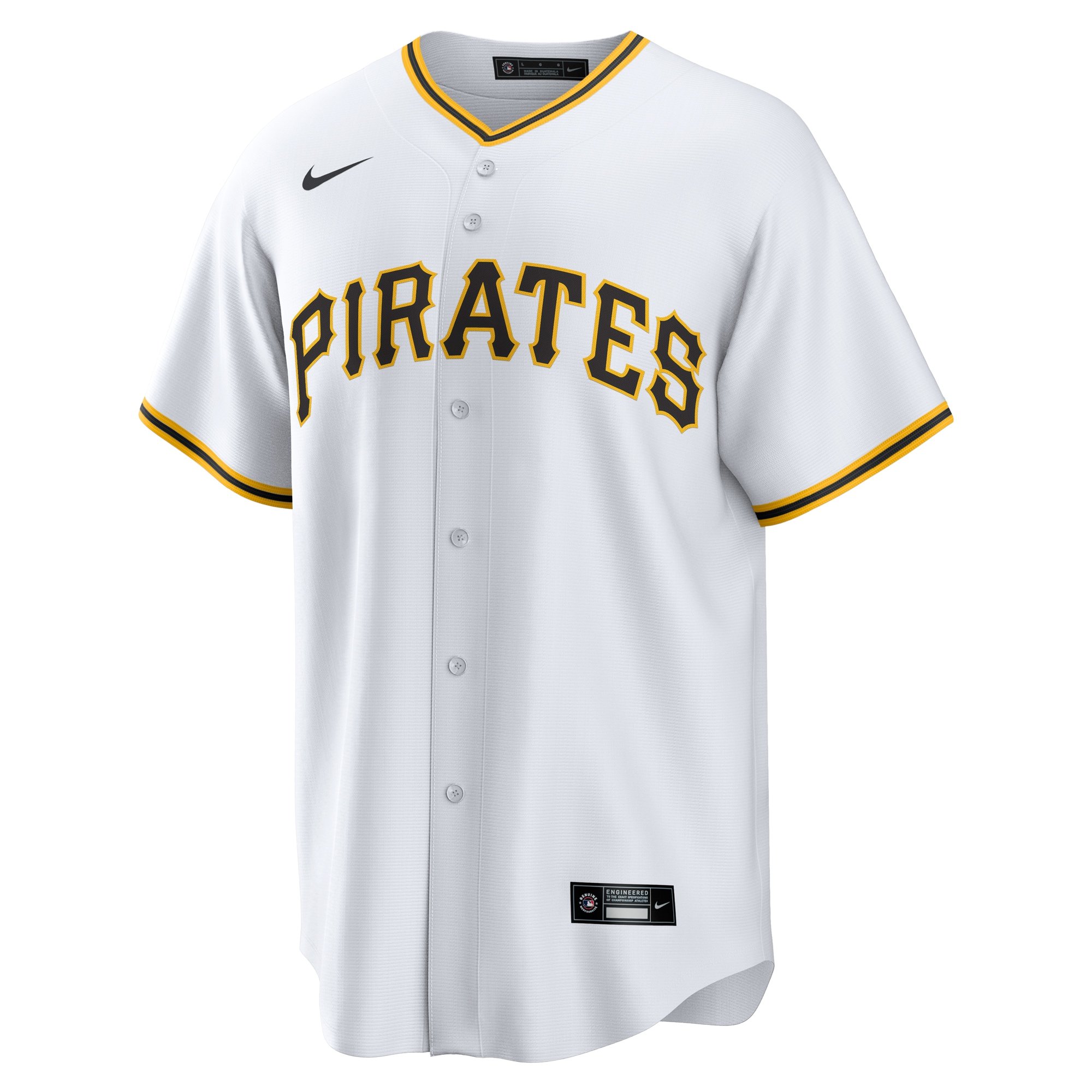 Men's Pittsburgh Pirates Paul Skenes  White Home Replica Player Jersey