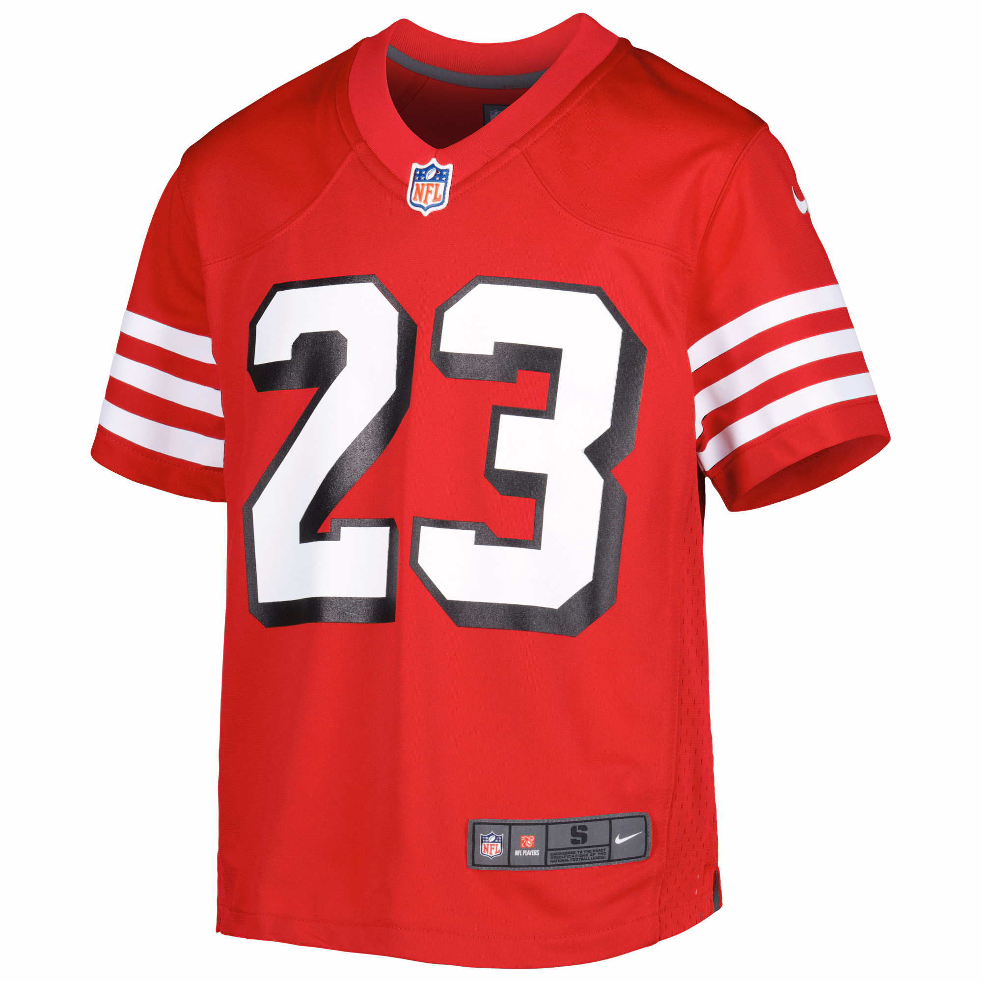 Christian McCaffrey San Francisco 49ers Youth Game Jersey - Scarlet