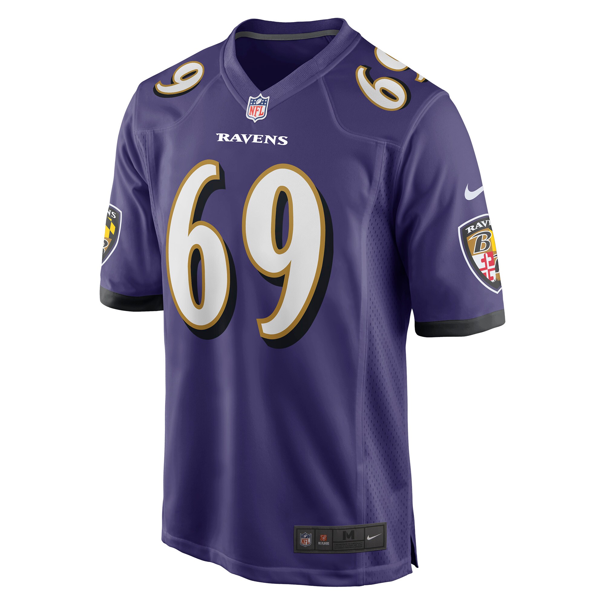 Kahlil McKenzie Baltimore Ravens  Game Jersey - Purple