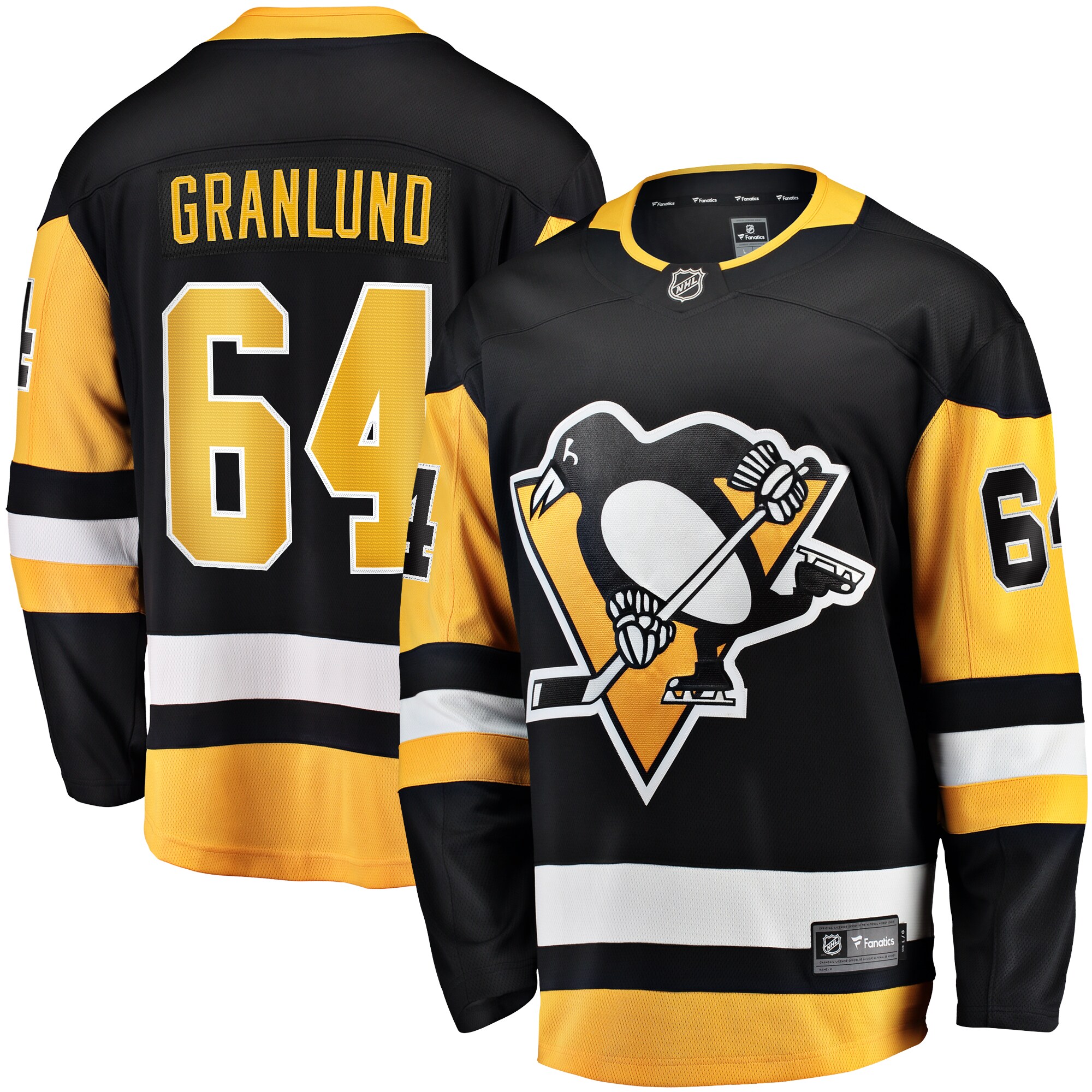 Mikael Granlund Pittsburgh Penguins Home Breakaway Jersey - Black