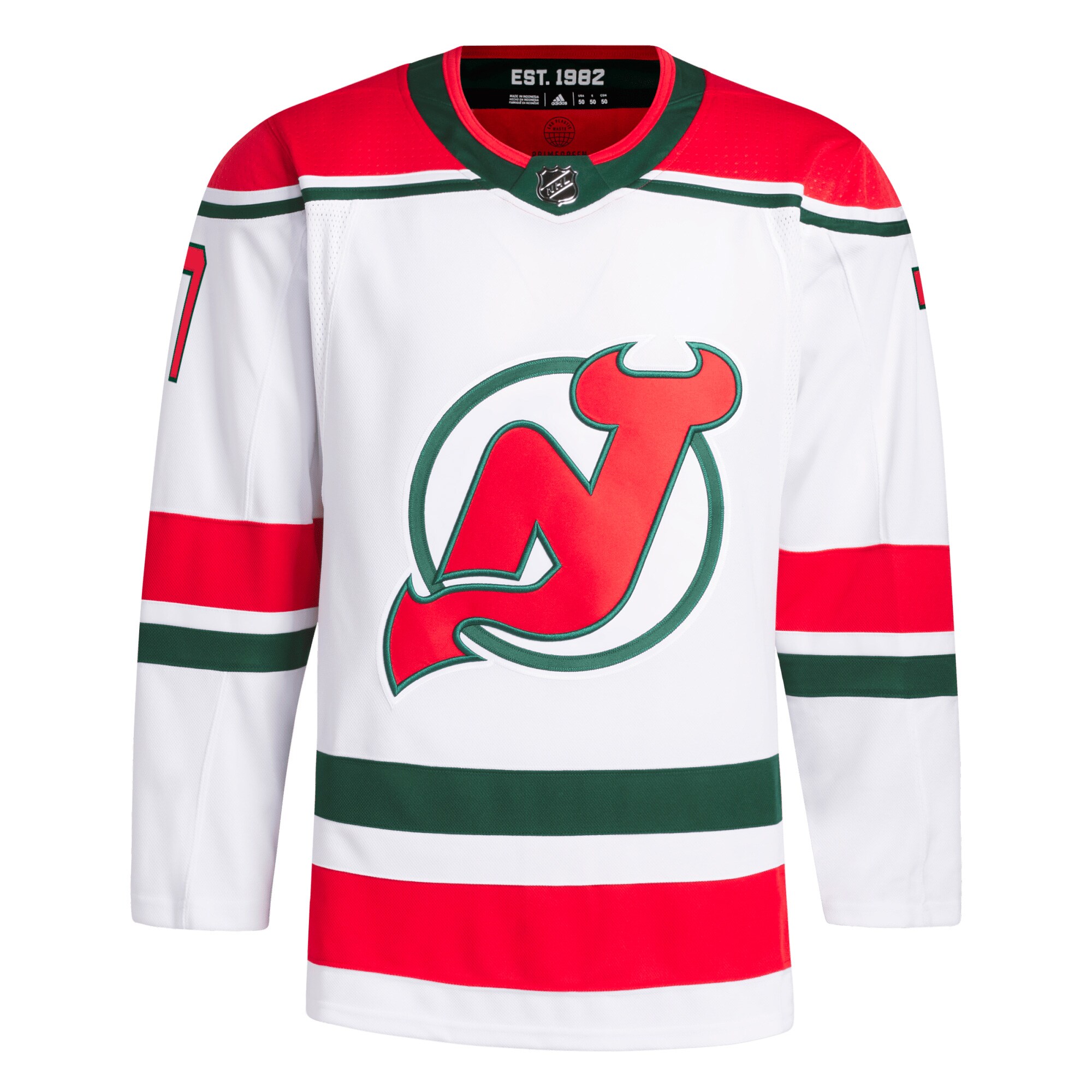 Dougie Hamilton New Jersey Devils  2022/23 Heritage Primegreen Authentic Pro Jersey - White