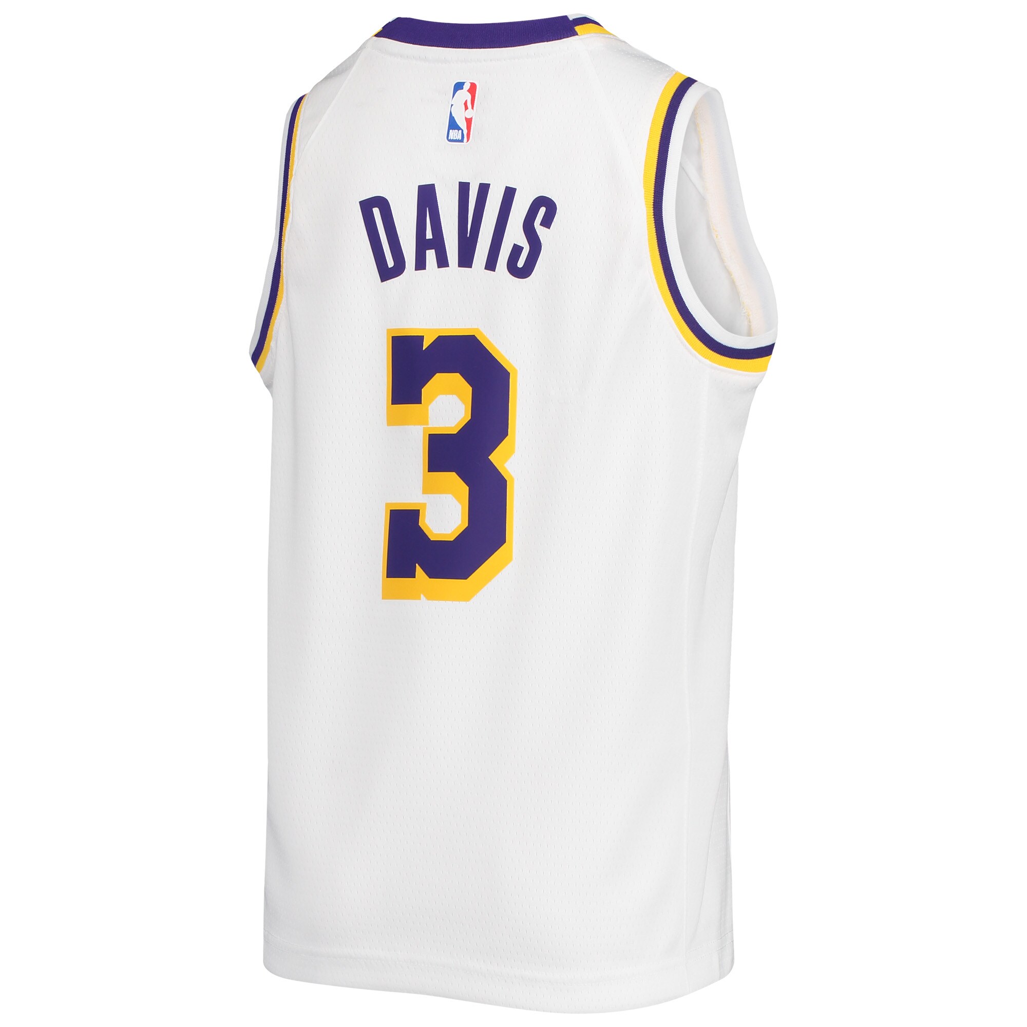 Anthony Davis Los Angeles Lakers Youth 2020/21 Swingman Jersey - Association Edition - White
