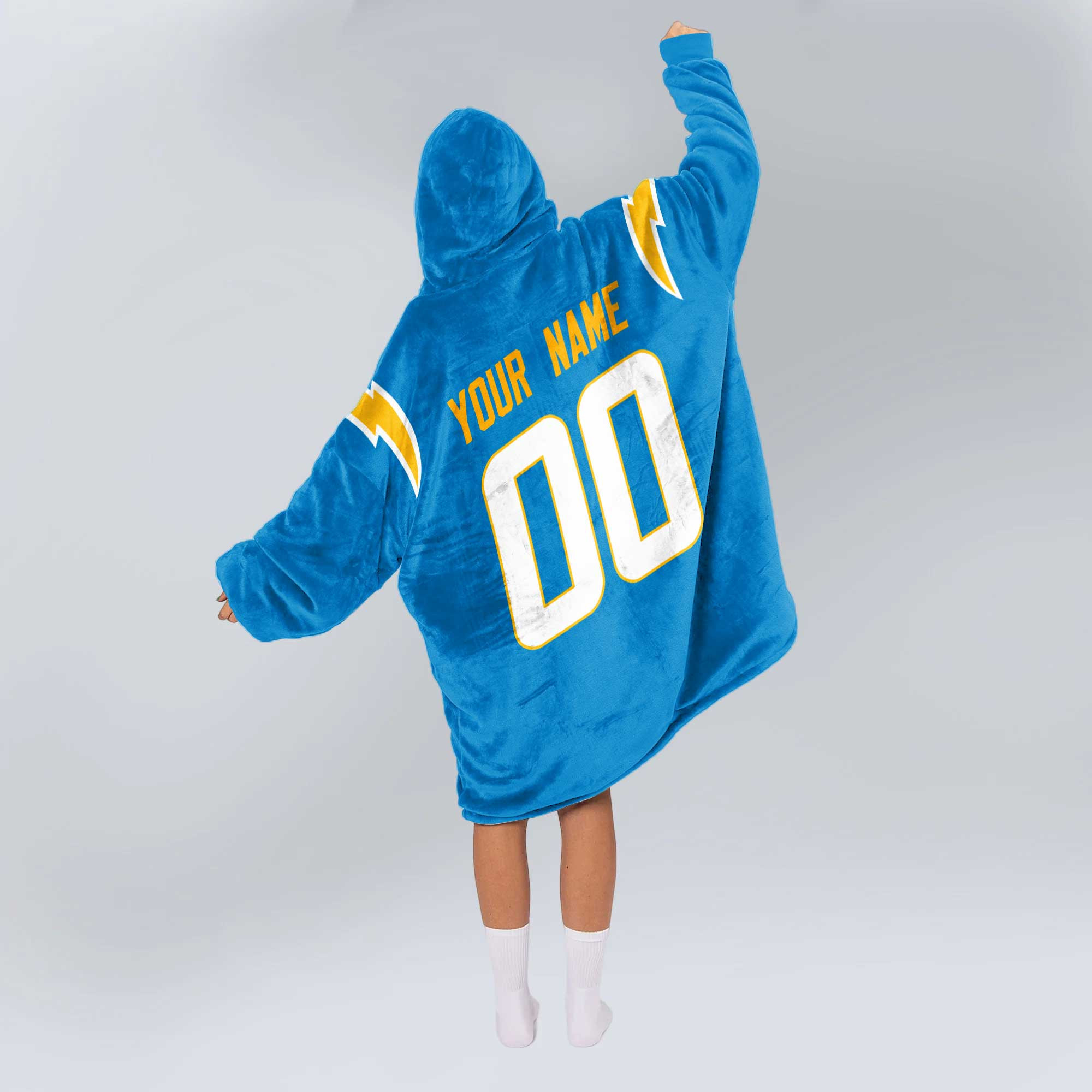 Adult Custom Blanket Hoodie Los Angeles Inspired Color