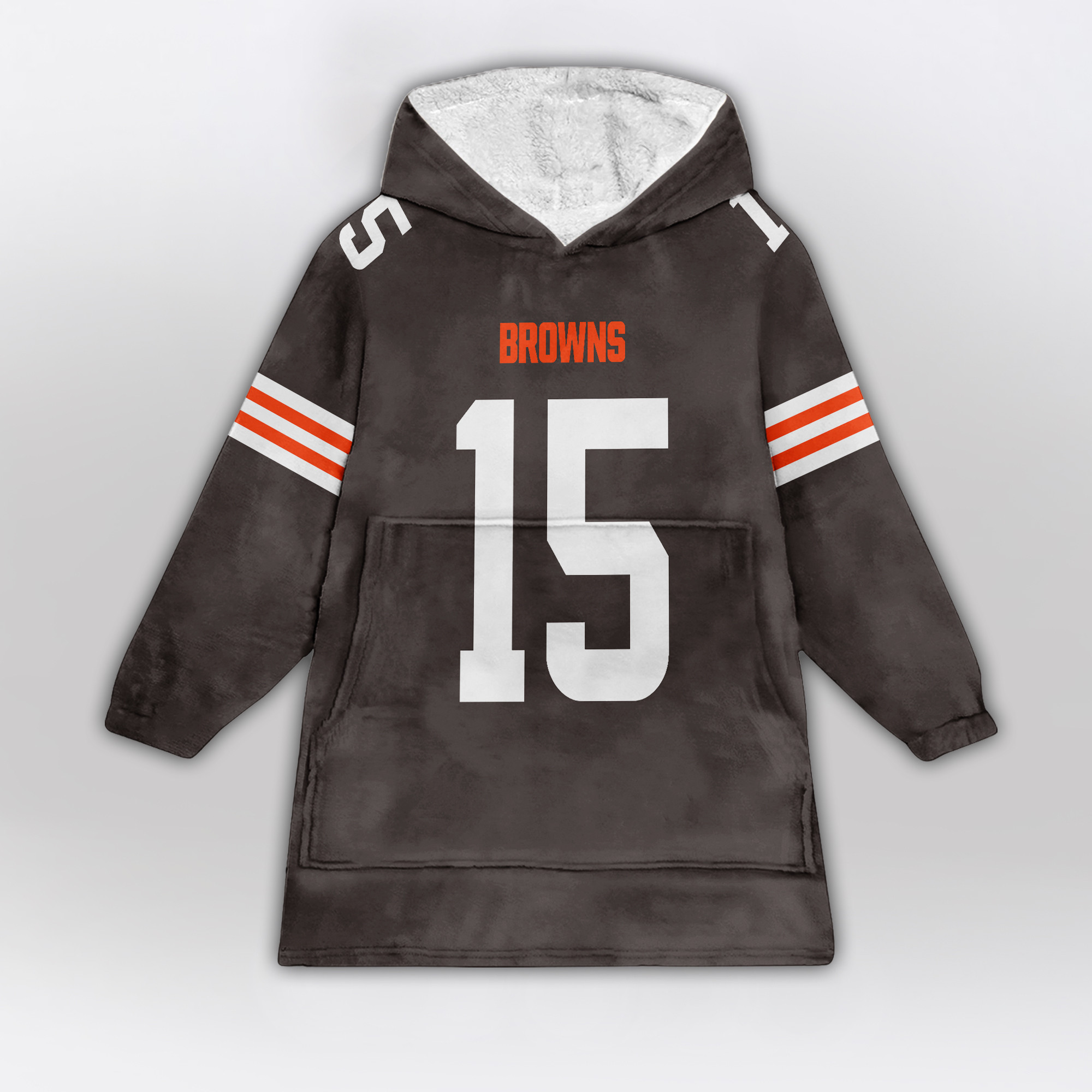 Kid J.F 15 Cleveland Football Unisex Blanket Hoodie