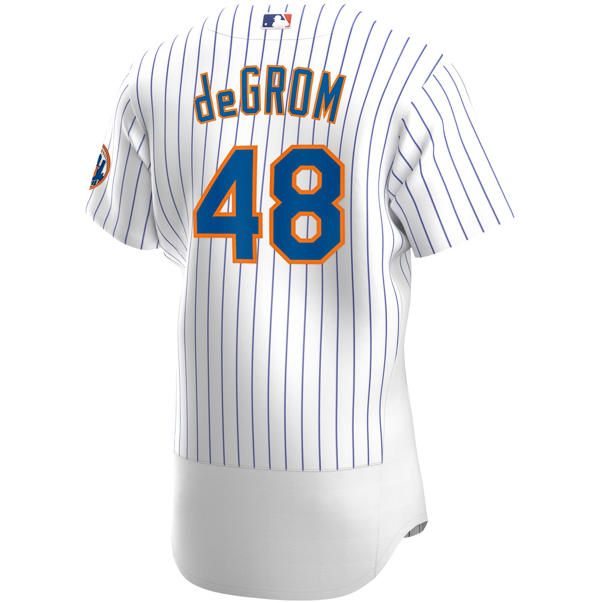 Men's New York Mets Jacob deGrom  White Home Player Jersey