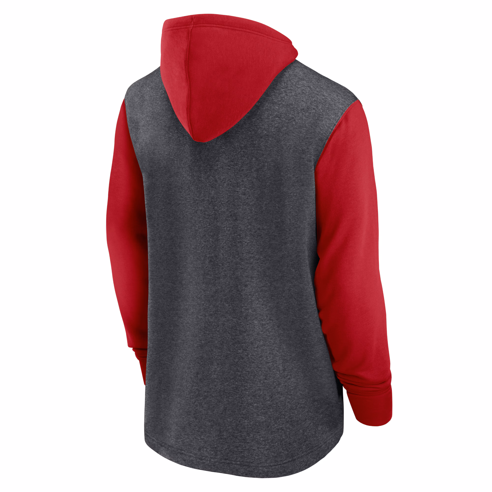 Tampa Bay Buccaneers Surrey Legacy Pullover Hoodie - Heathered Charcoal/Red
