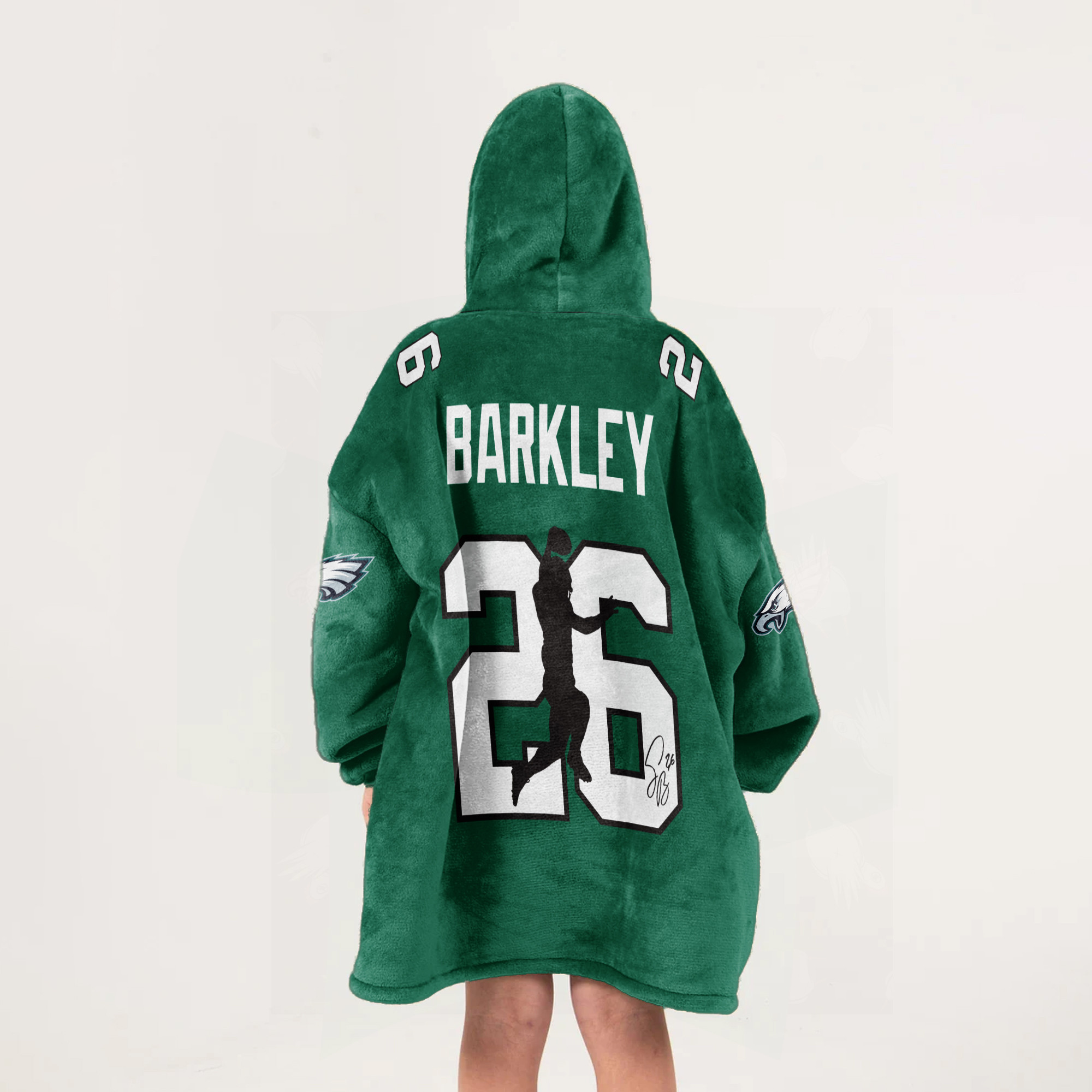 Adult S.B 26 Philadelphia Football Unisex Blanket Hoodie