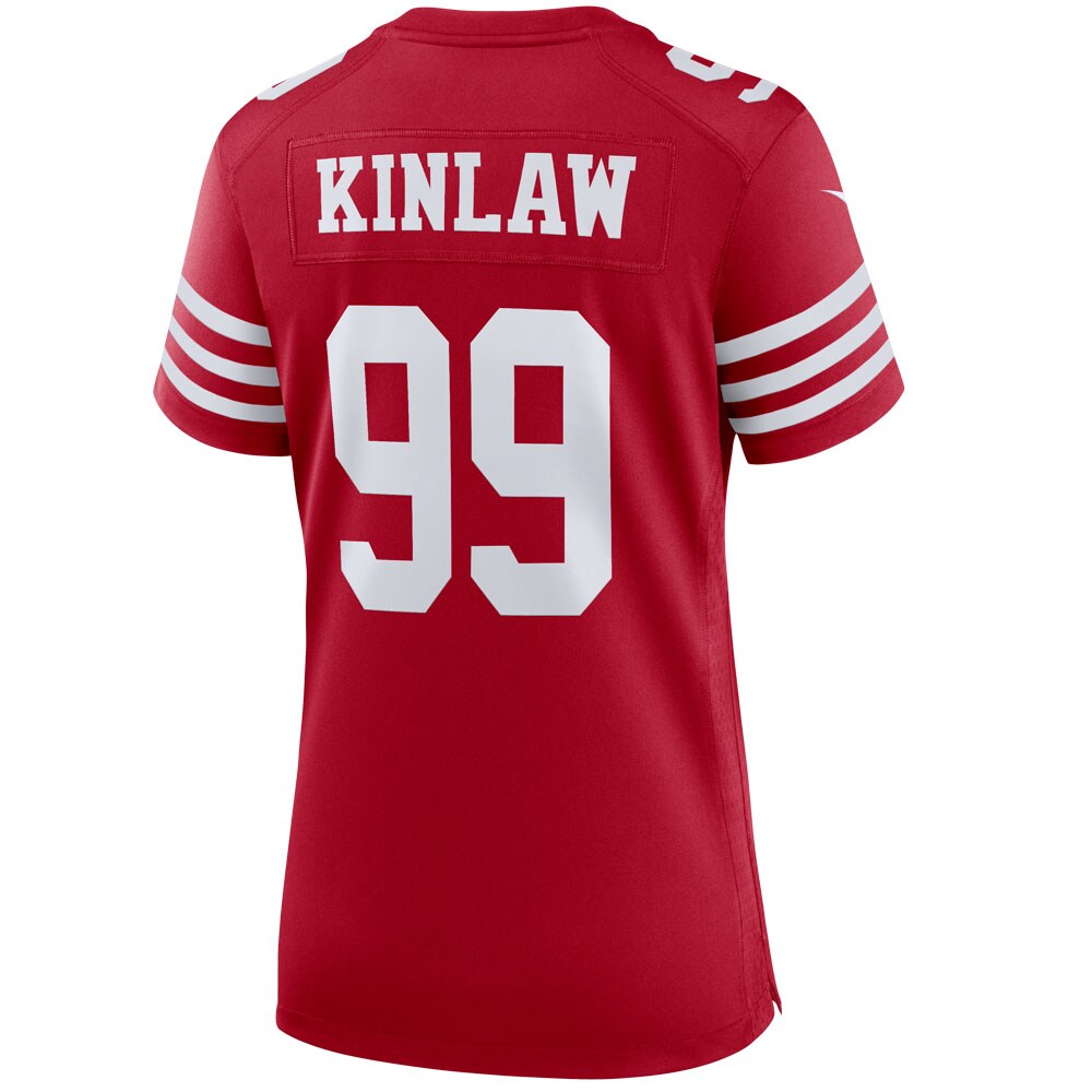Javon Kinlaw San Francisco 49ers  Women's Player Game Jersey - Scarlet