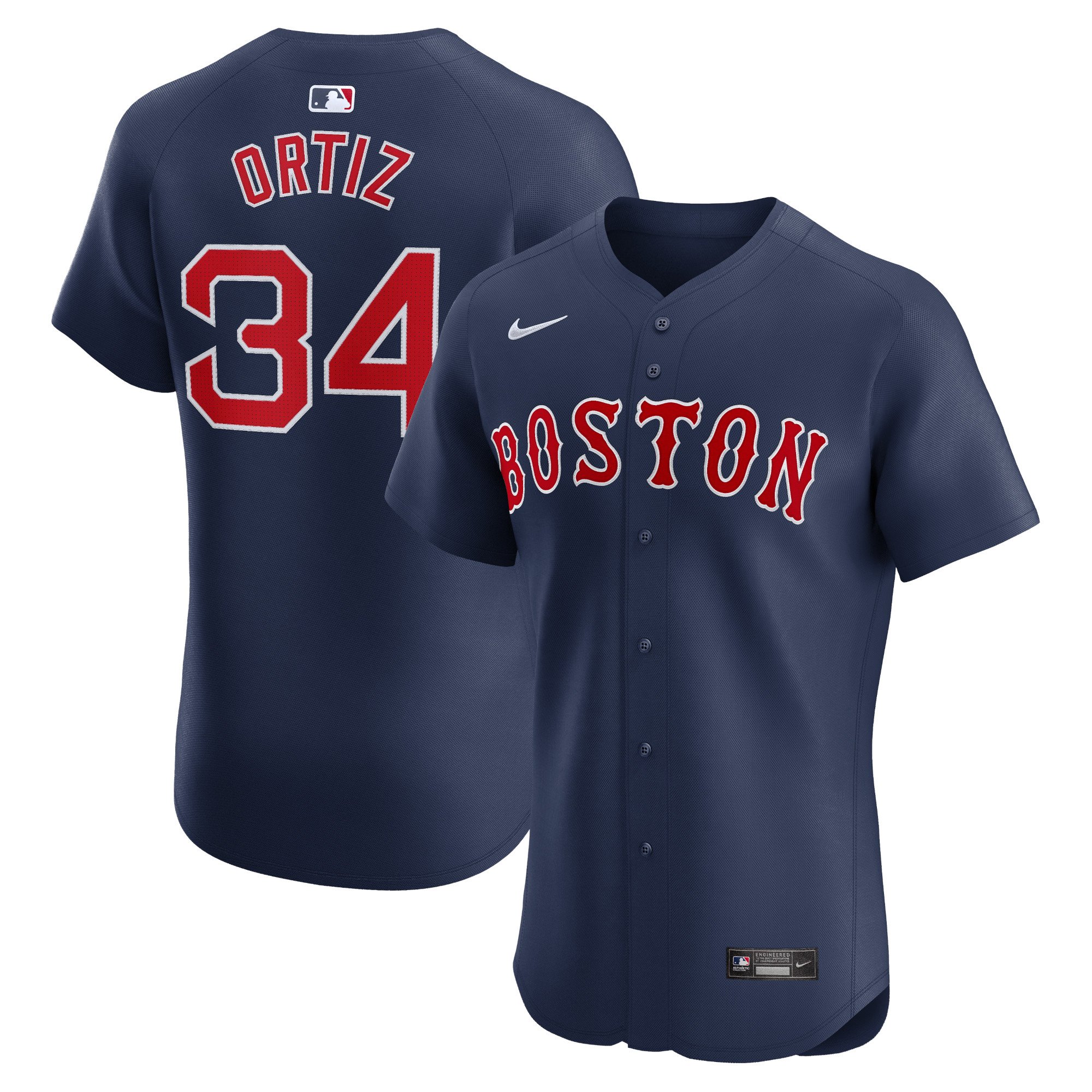 Men's Boston Red Sox David Ortiz  Navy Alternate Elite Player Jersey
