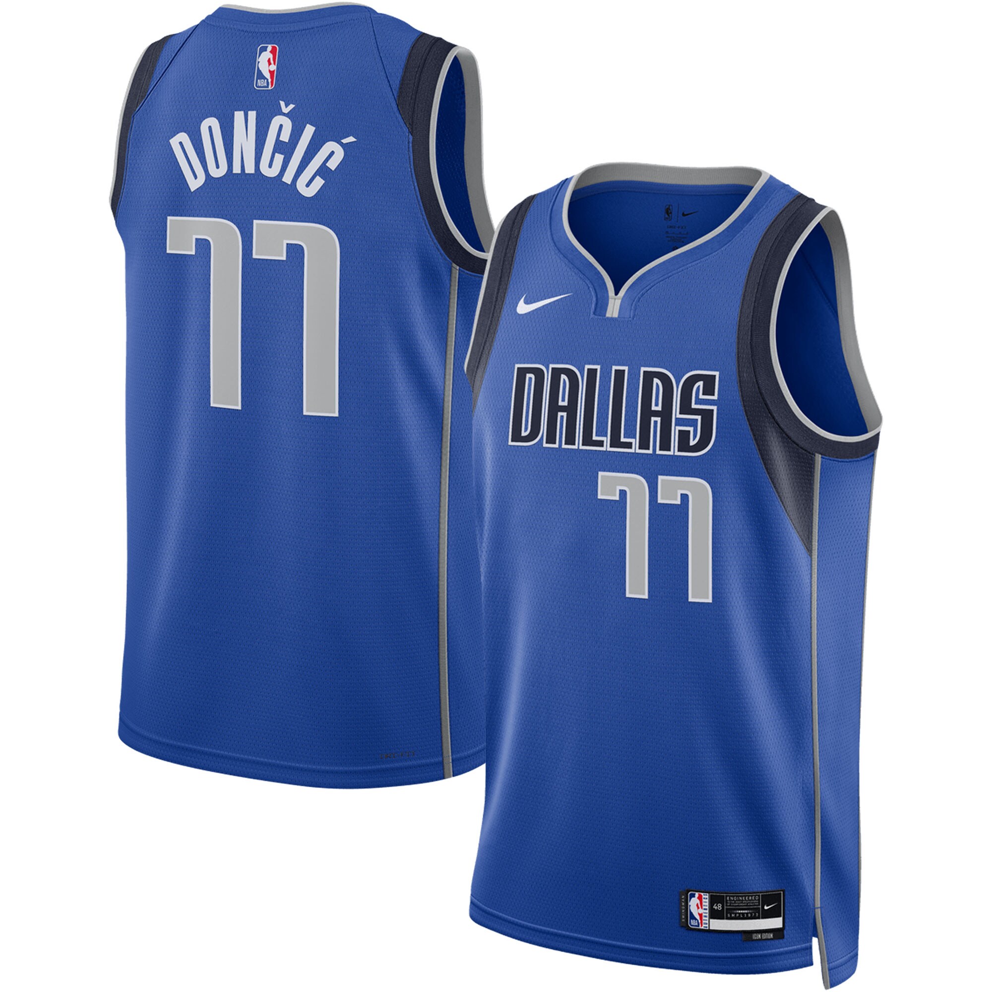 Luka Doncic Dallas Mavericks Unisex Swingman Jersey - Icon Edition - Royal