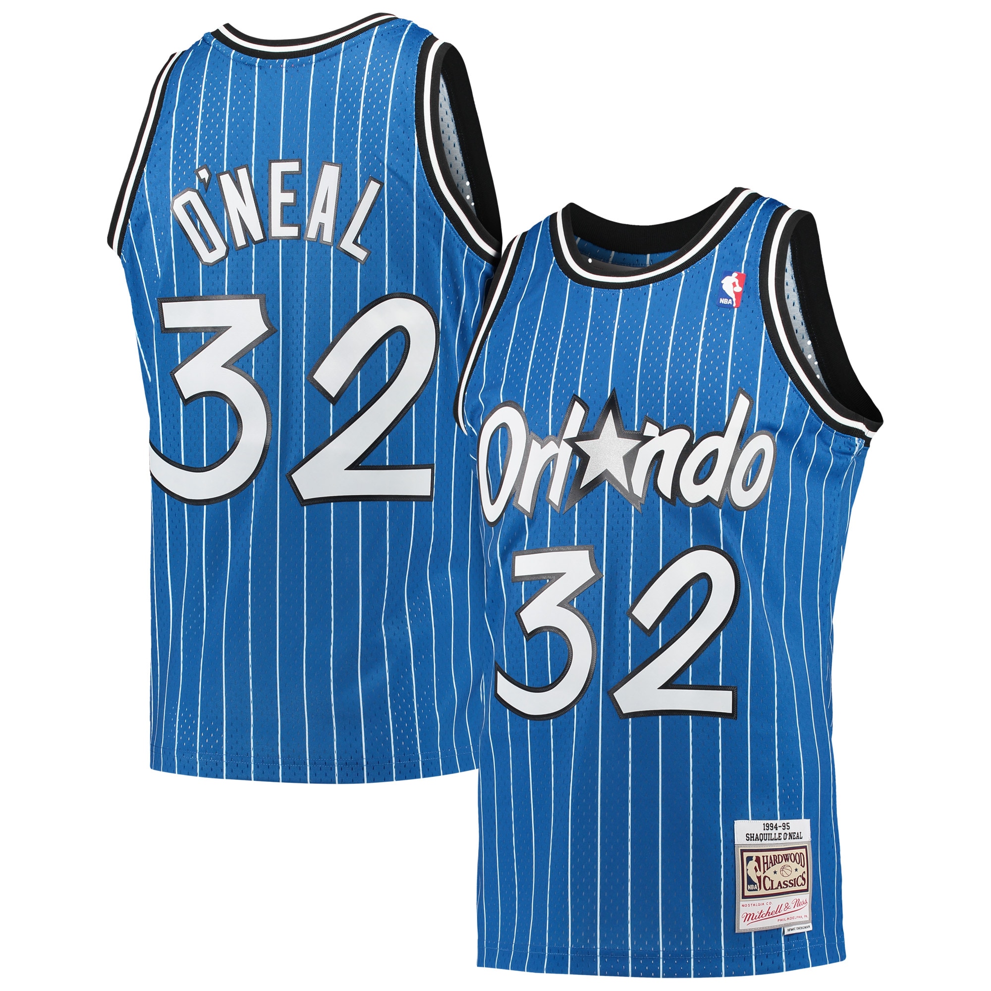 Shaquille O'Neal Orlando Magic Mitchell & Ness Hardwood Classics 1994-95 Swingman Jersey - Blue