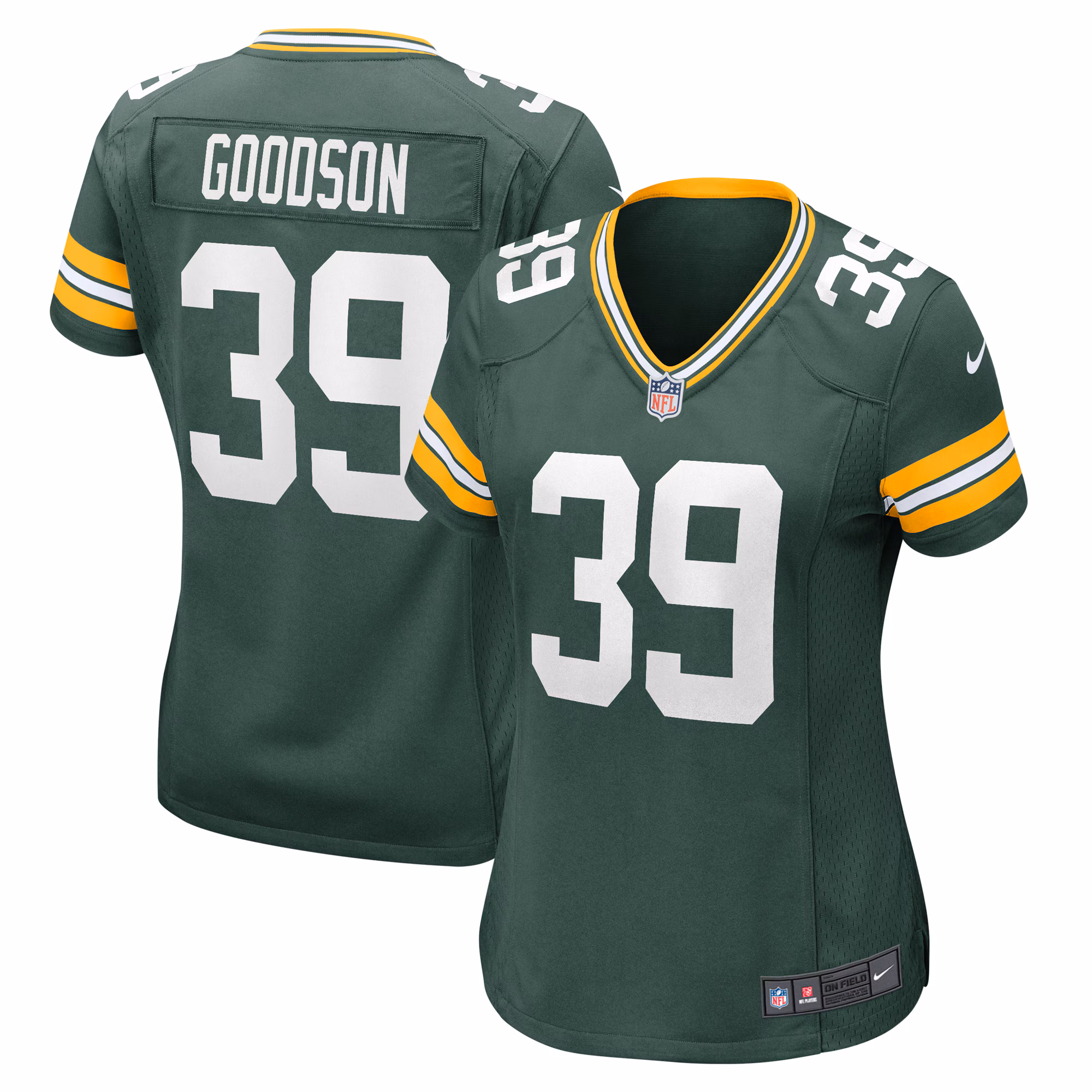 Tyler Goodson Green Bay Packers Women's Game Player Jersey - Green
