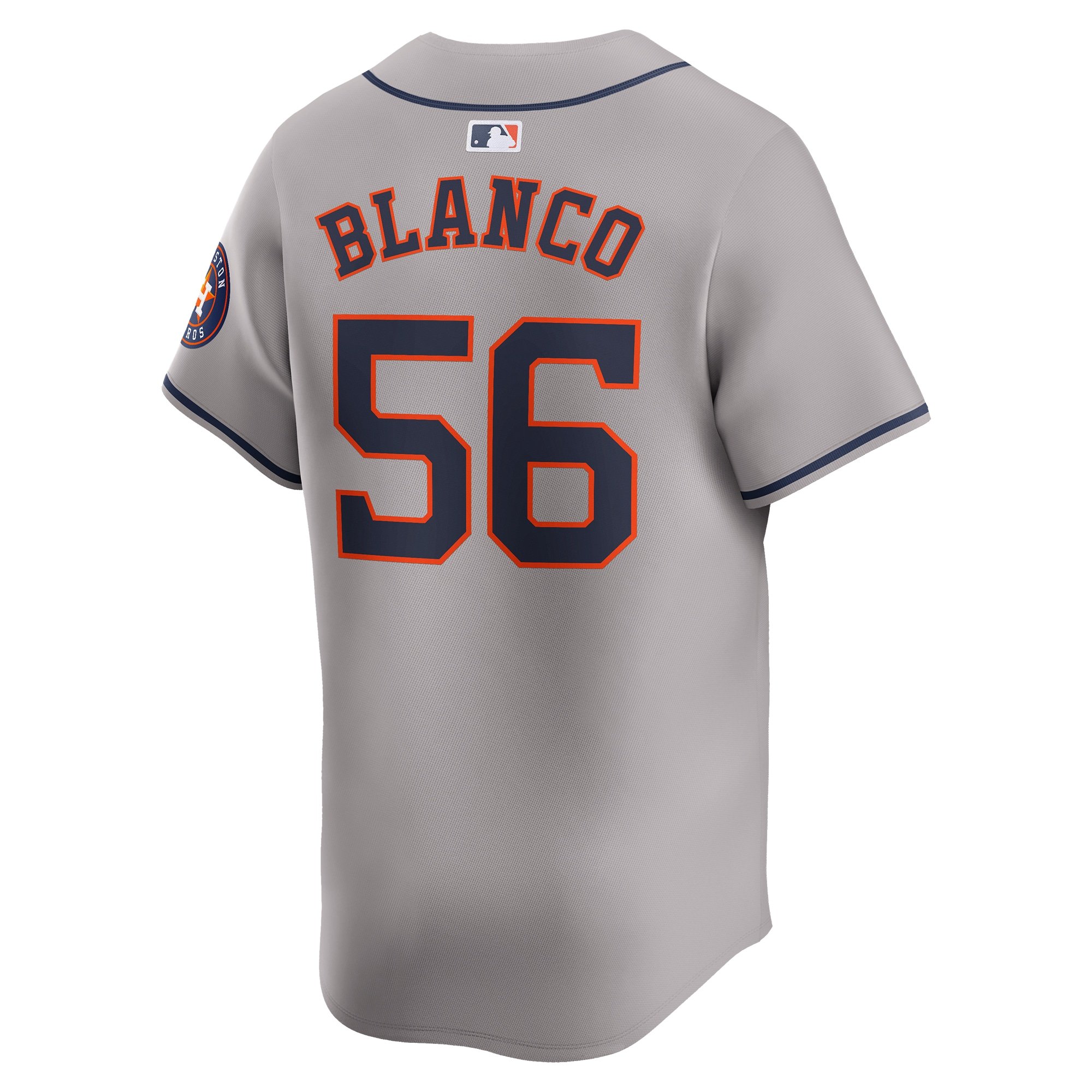 Men's Houston Astros Ronel Blanco  Gray Away Limited Player Jersey