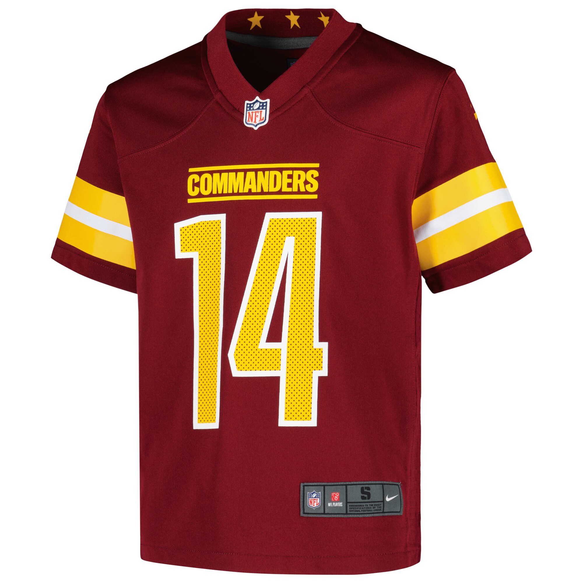 Sam Howell Washington Commanders Youth Game Jersey - Burgundy