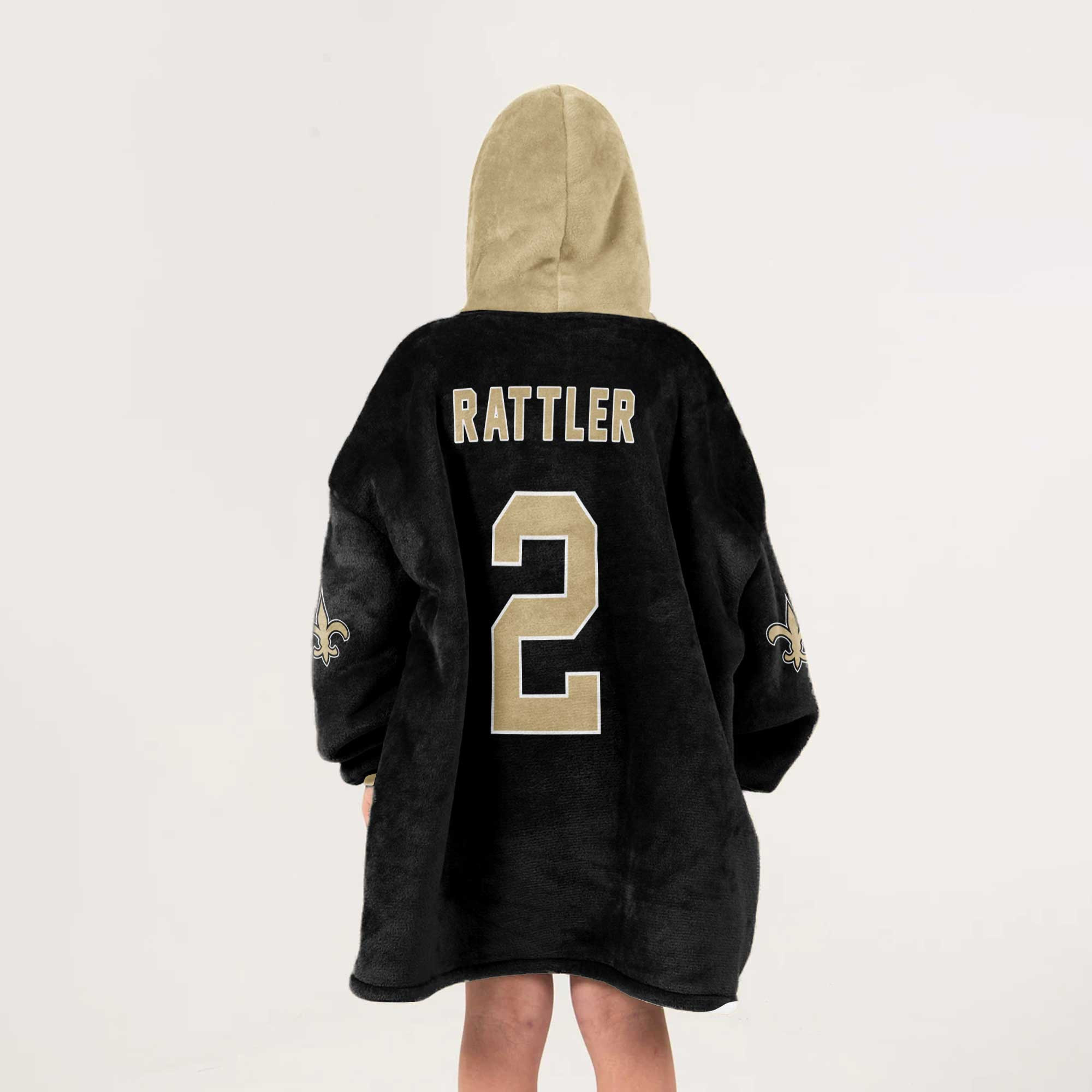 Kid S.R 2 New Orleans Football Unisex Blanket Hoodie