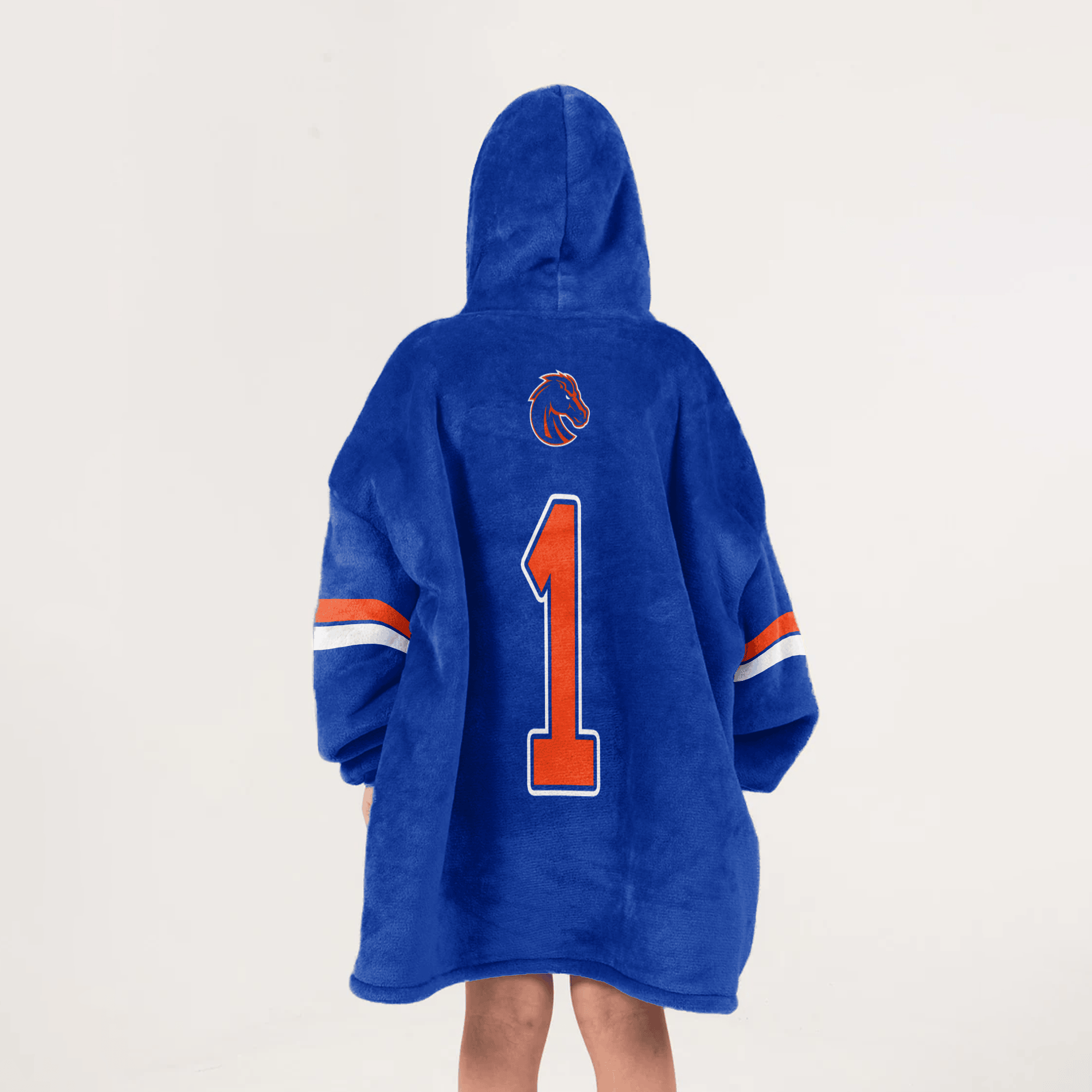 Kid #1 Boise State Football Unisex Blanket Hoodie
