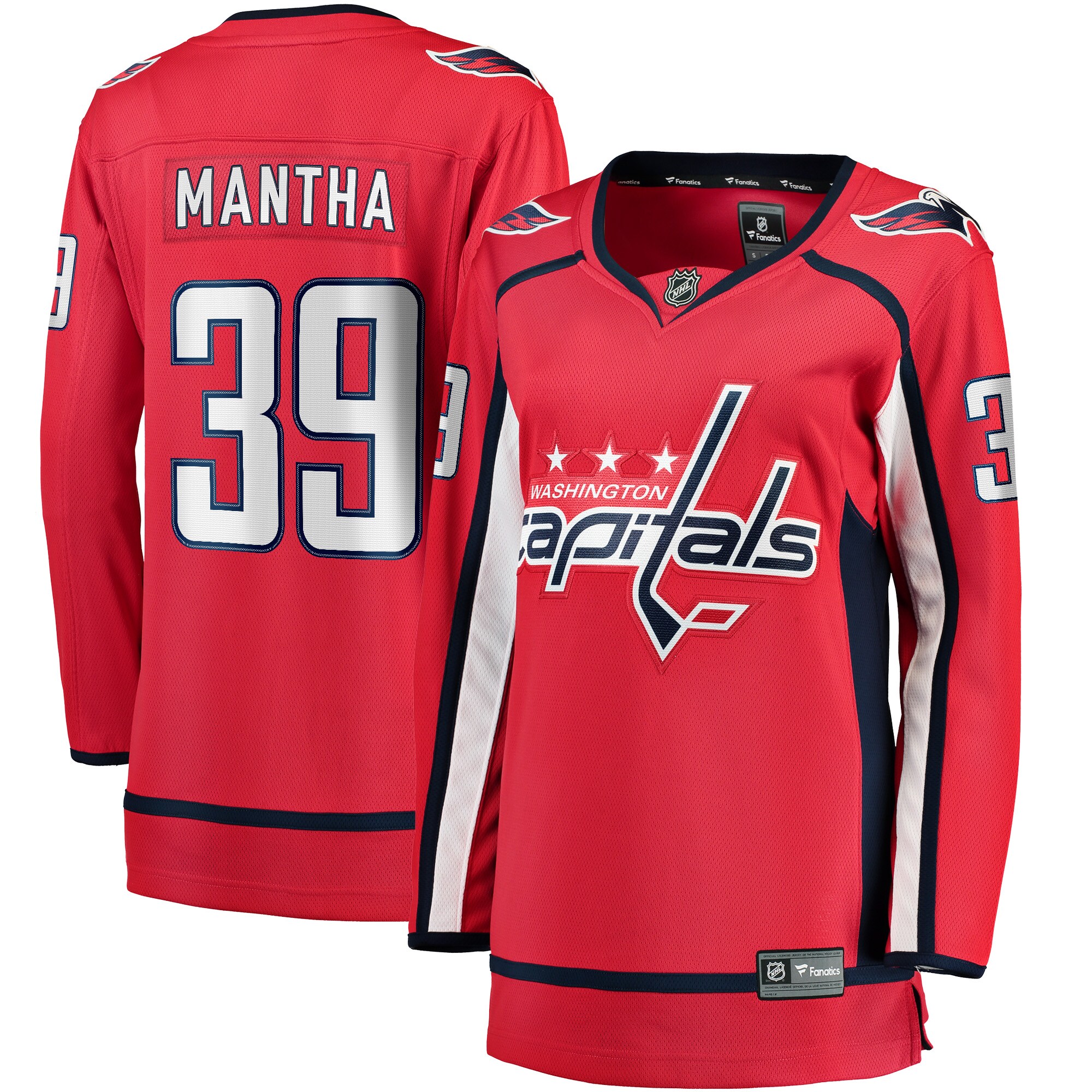 Anthony Mantha Washington Capitals Women's 2017/18 Home Breakaway Replica Jersey - Red