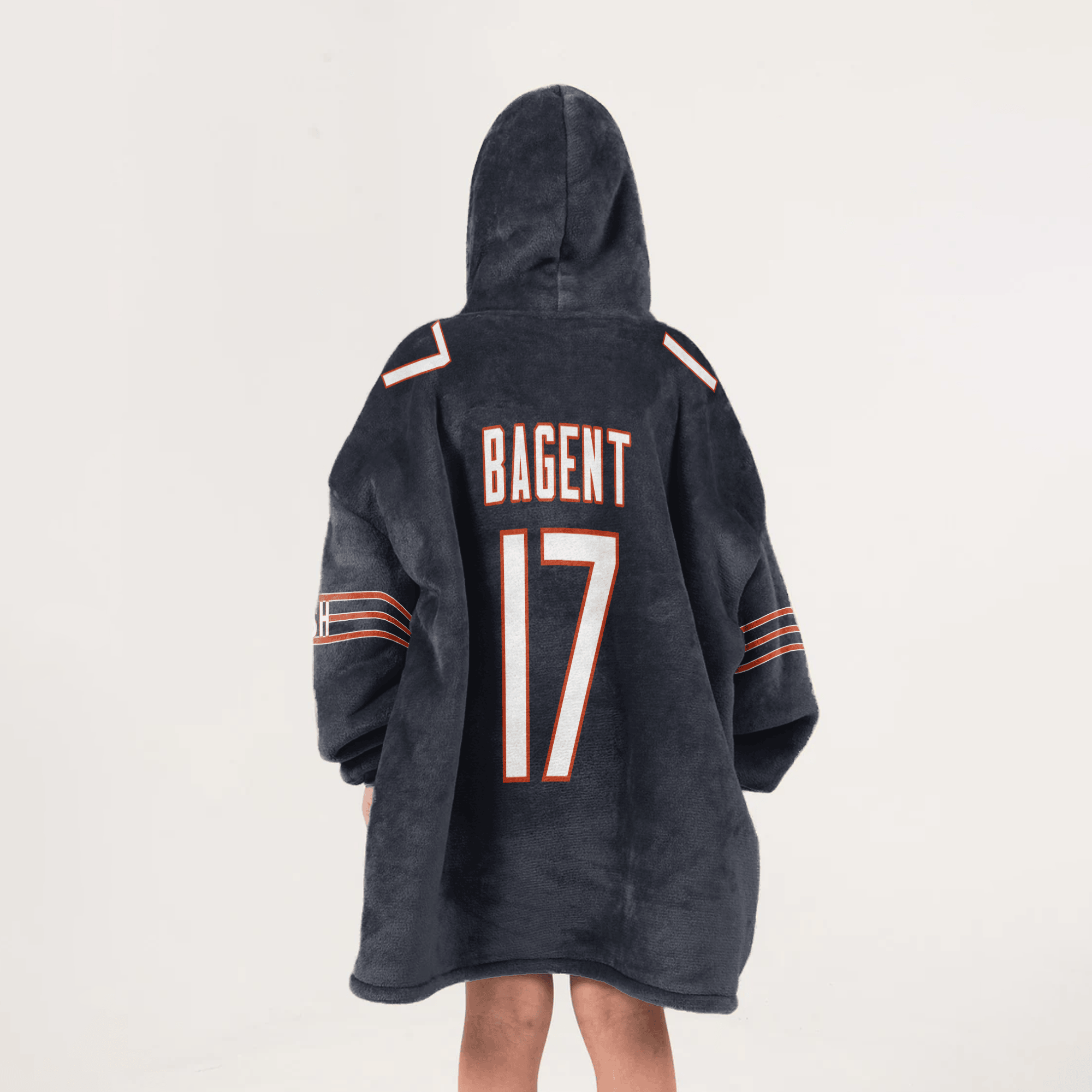 Kid T.B 17 Chicago Football Unisex Blanket Hoodie