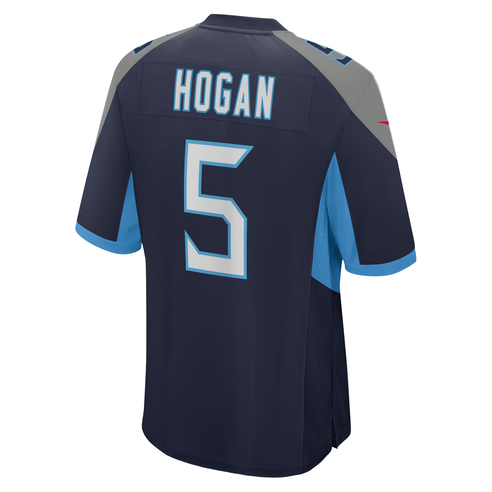 Kevin Hogan Tennessee Titans  Home Game Player Jersey - Navy