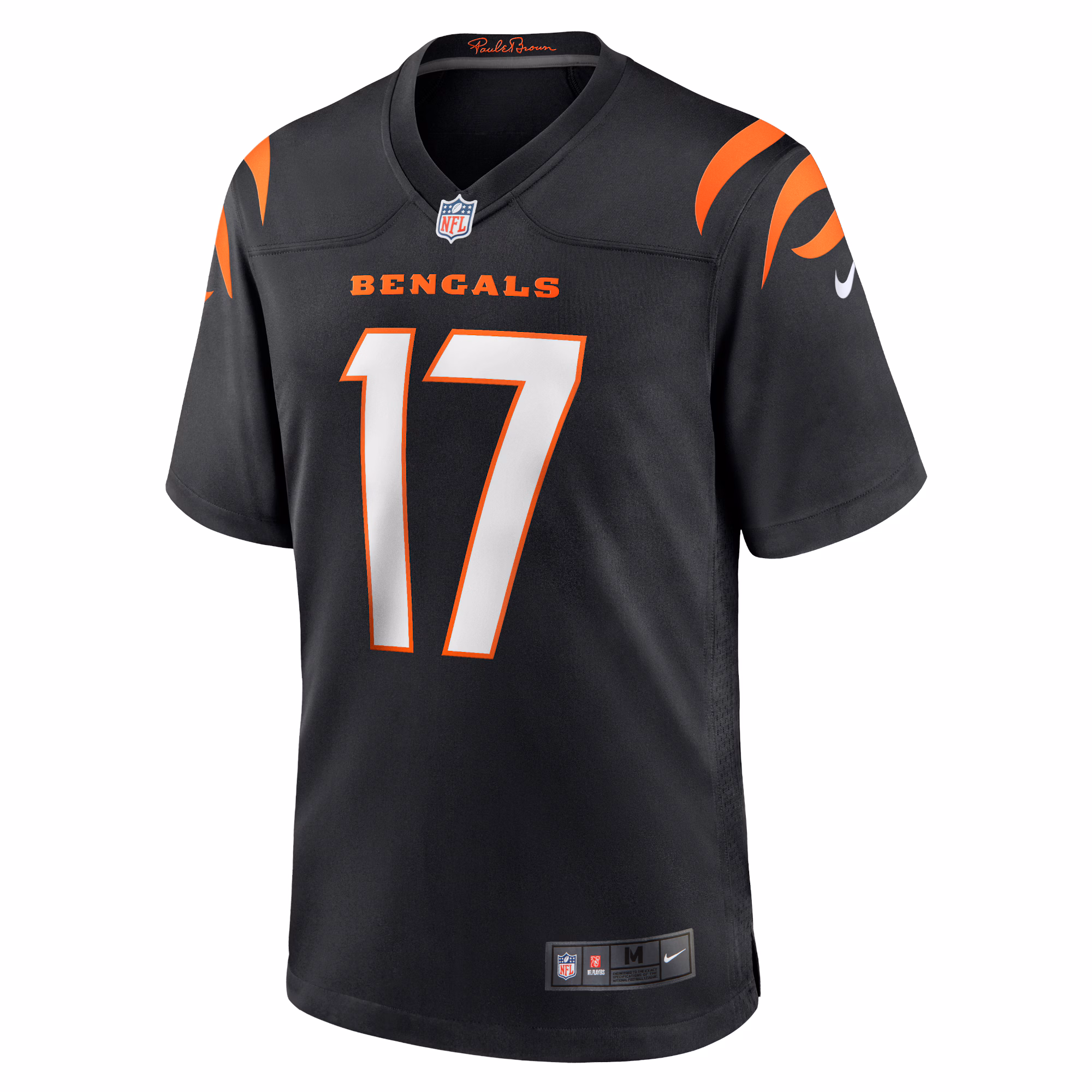 Stanley Morgan Cincinnati Bengals Player Game Jersey - Black