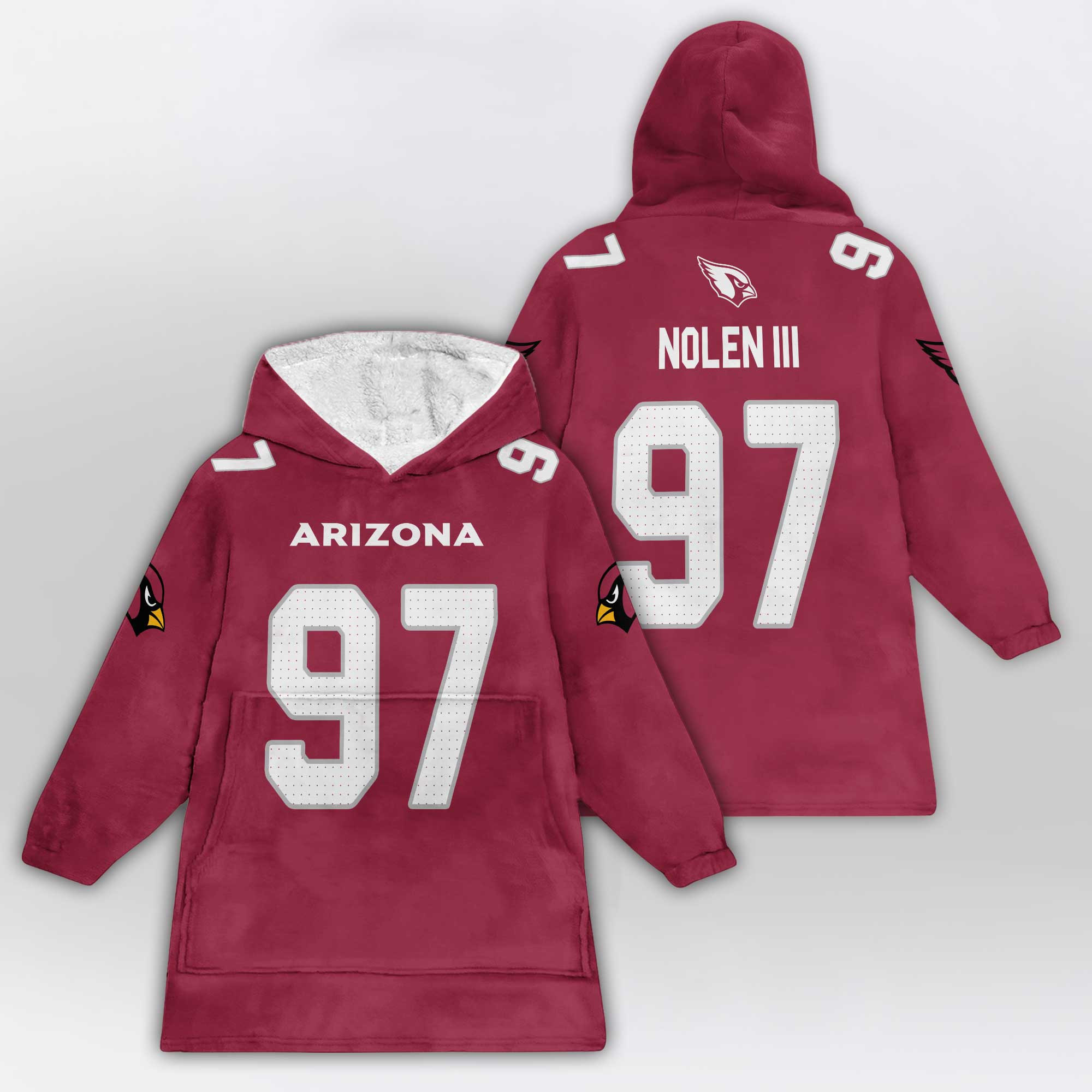 Kid 97 Arizona Football Unisex Blanket Hoodie