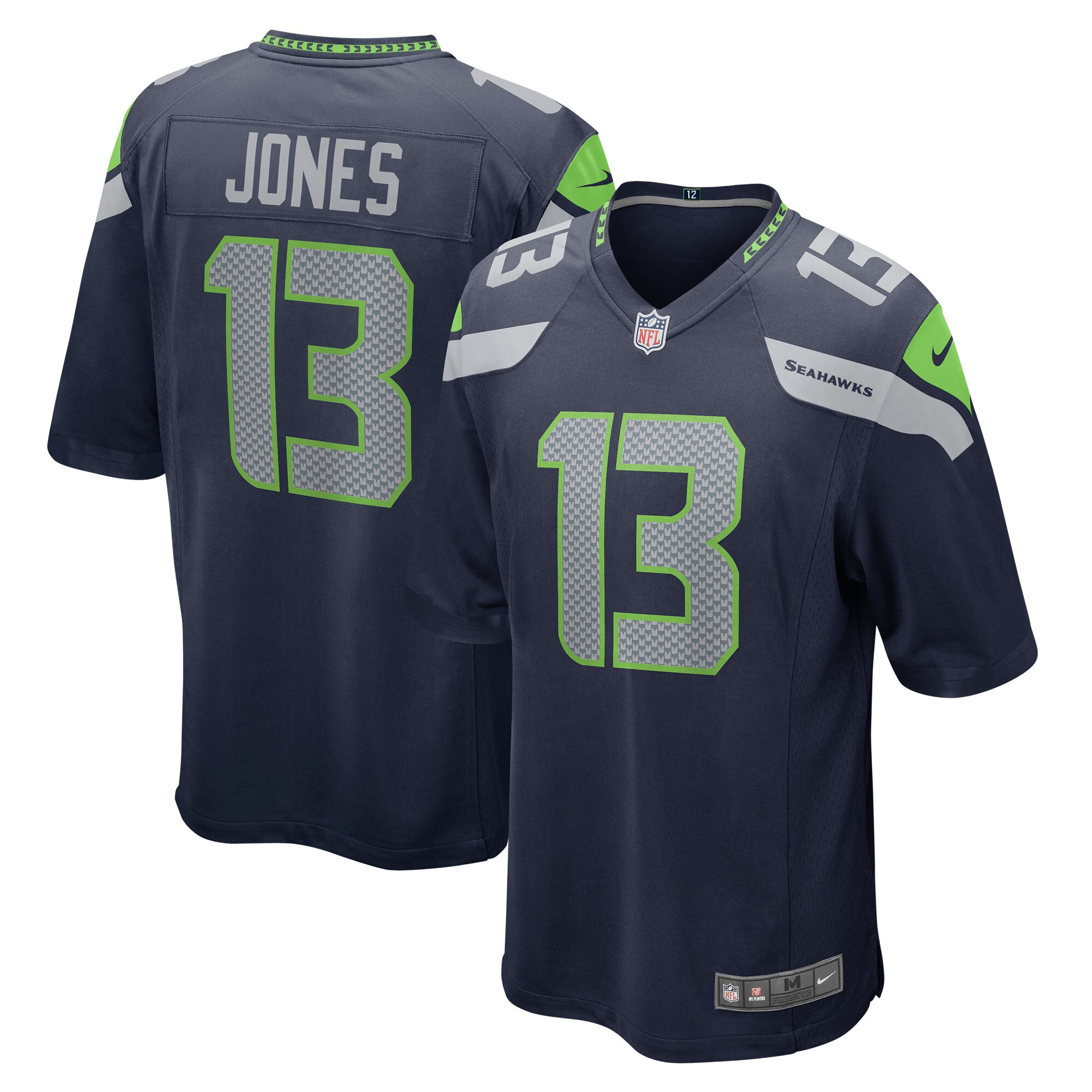 Josh Jones Seattle Seahawks  Home Game Player Jersey - College Navy