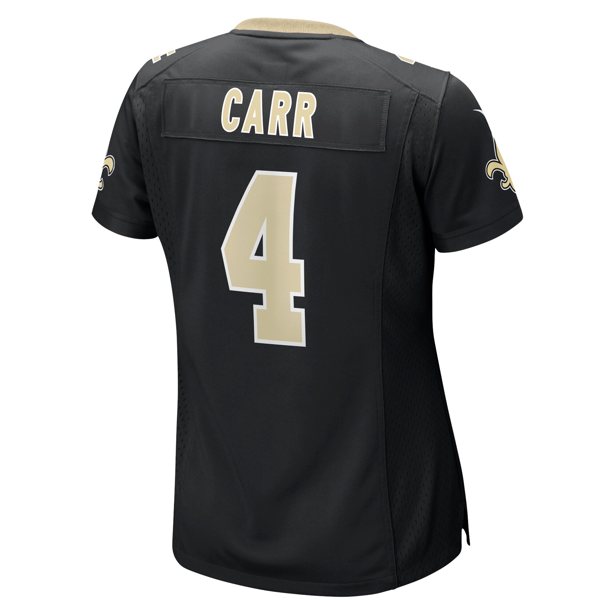 Derek Carr New Orleans Saints Women's Game Jersey - Black