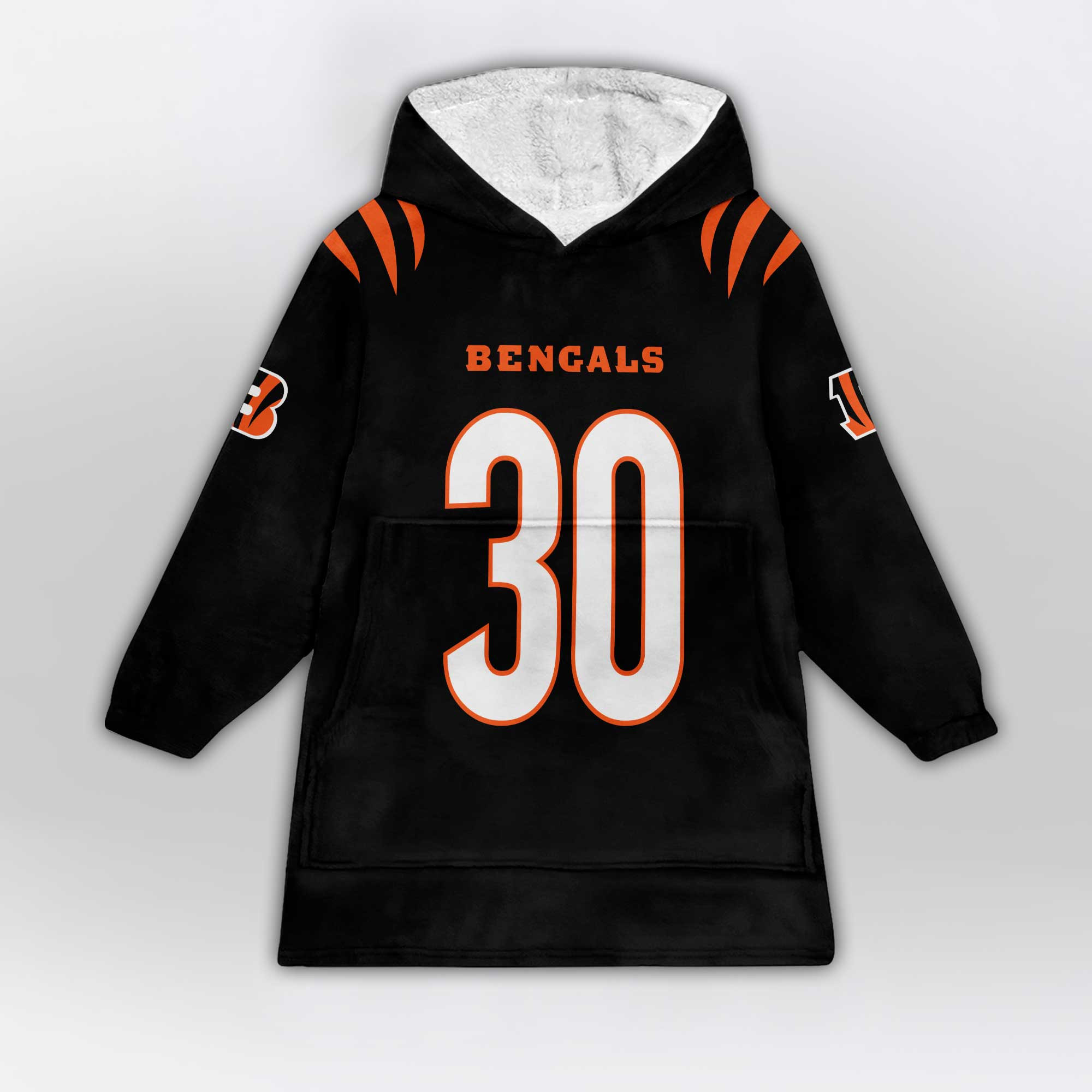 Kid 30 Cincinnati Football Unisex Blanket Hoodie