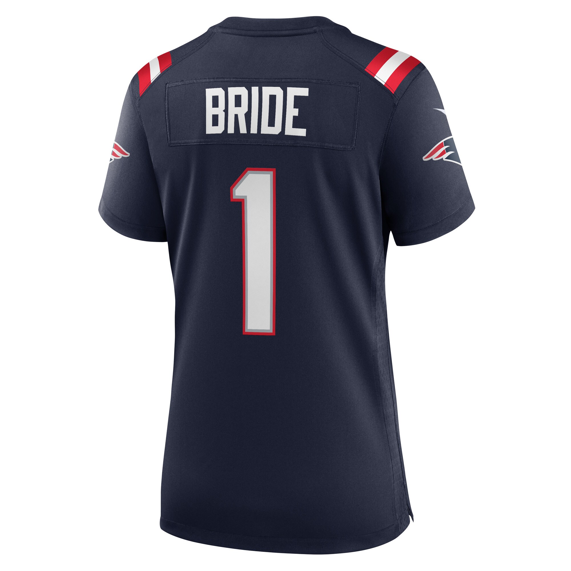 Number 1 Bride New England Patriots Women's Game Jersey - Navy