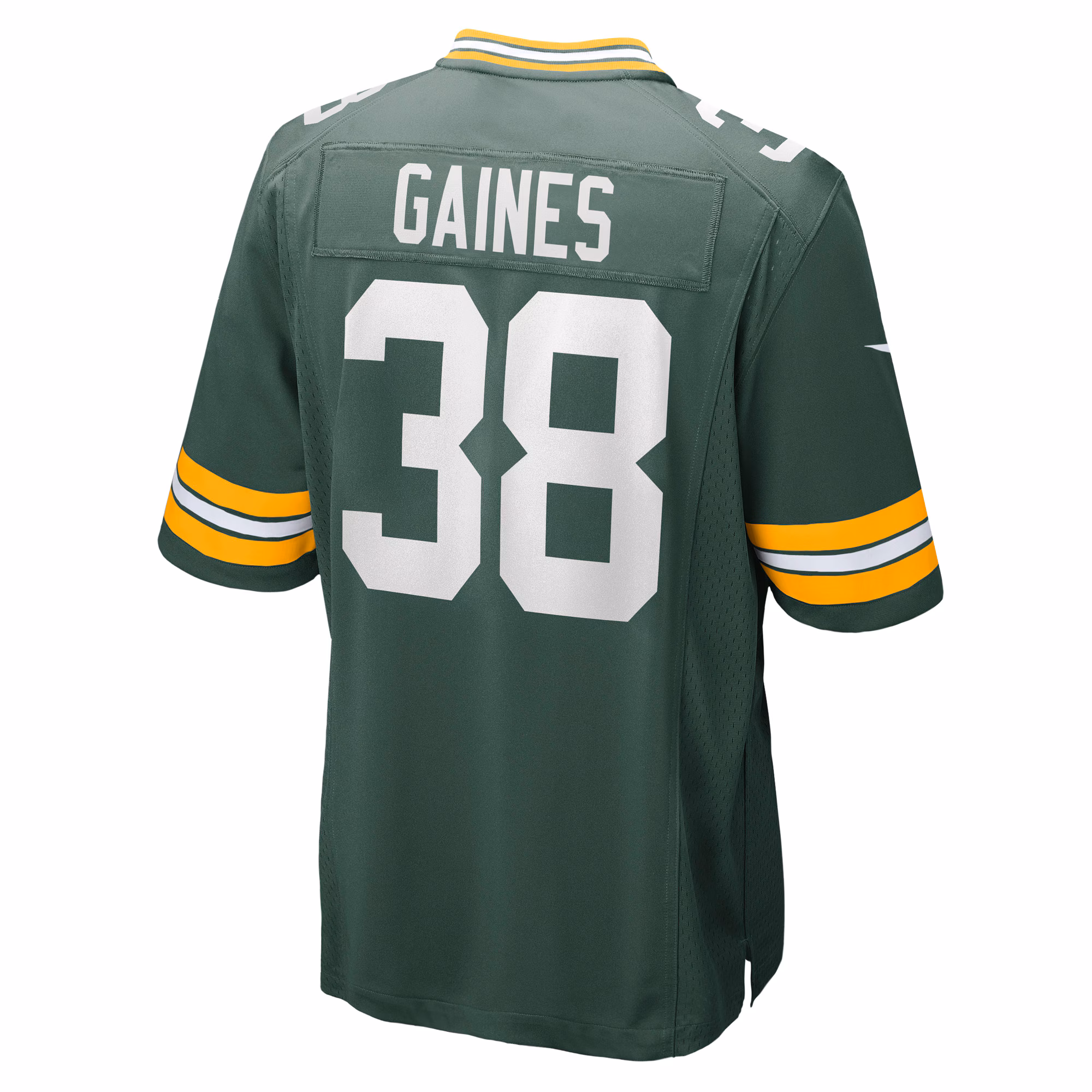 Innis Gaines Green Bay Packers Game Jersey - Green