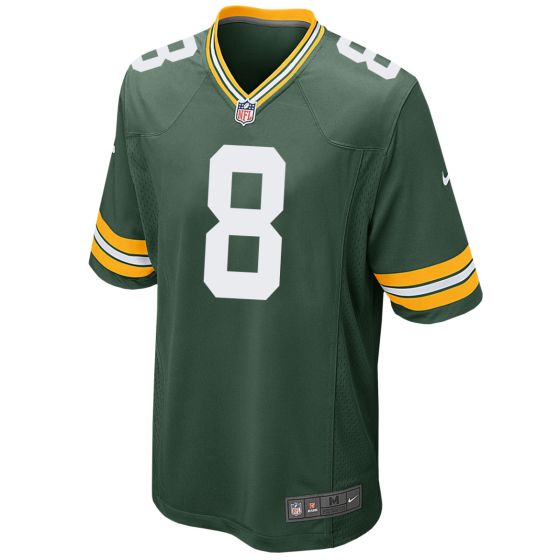 Green Bay Packers #8 Josh Jacobs Home Game Jersey-Fir Green