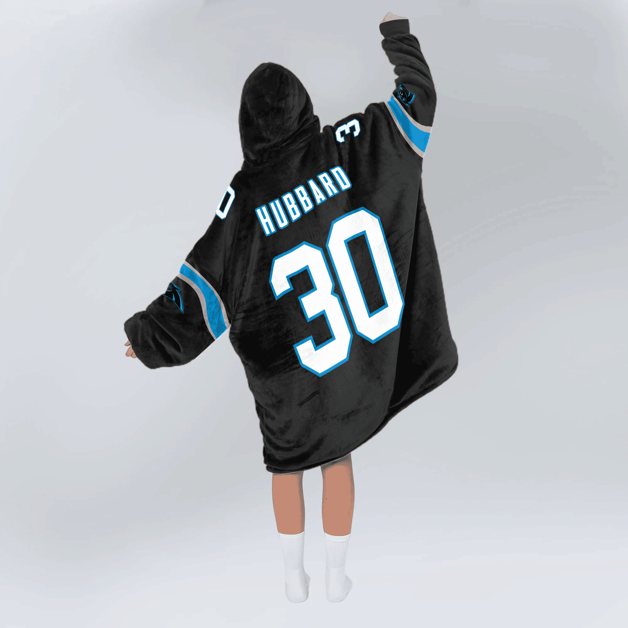 Adult 30 Carolina Football Unisex Blanket Hoodie