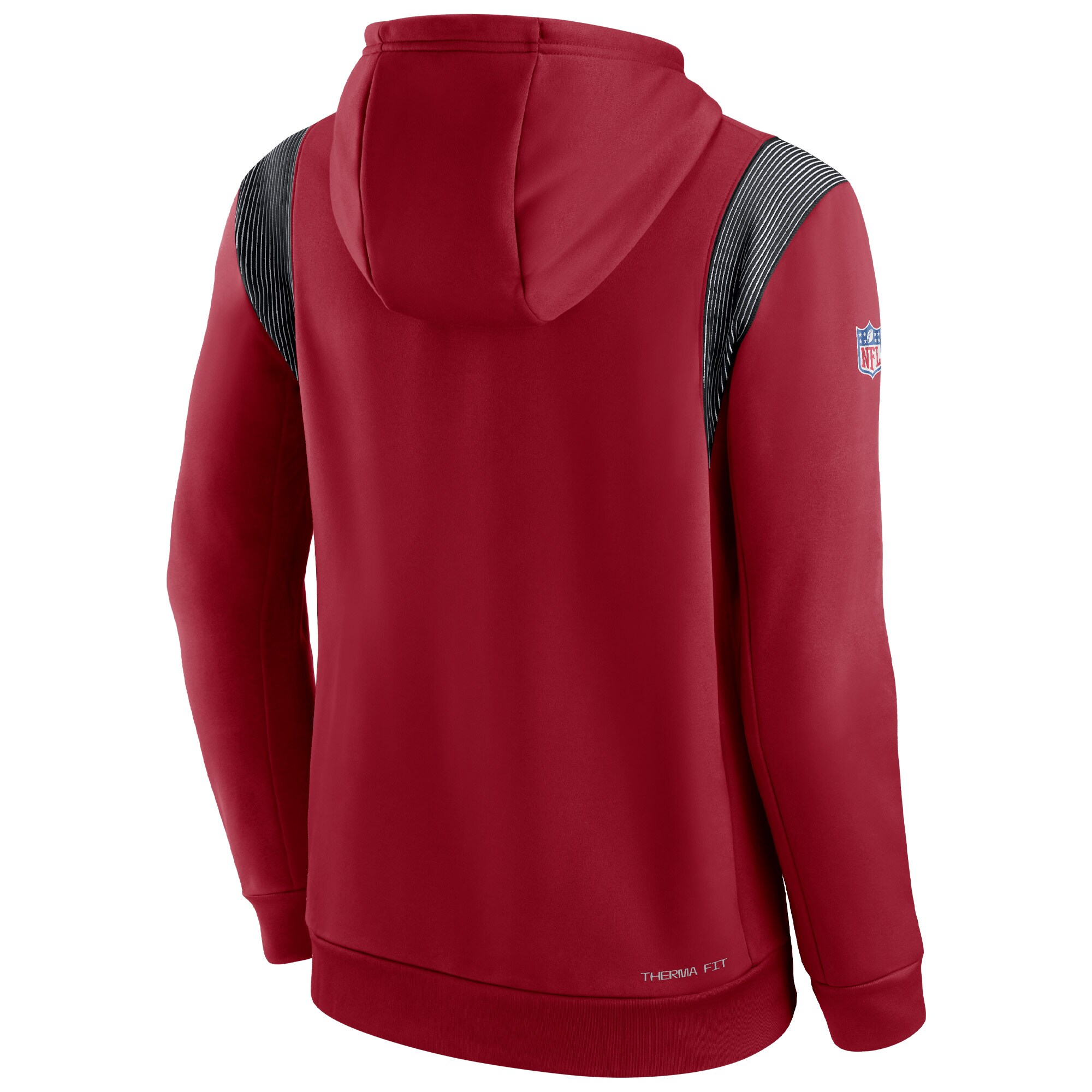 Arizona Cardinals Sideline Athletic Stack Performance Pullover Hoodie - Cardinal