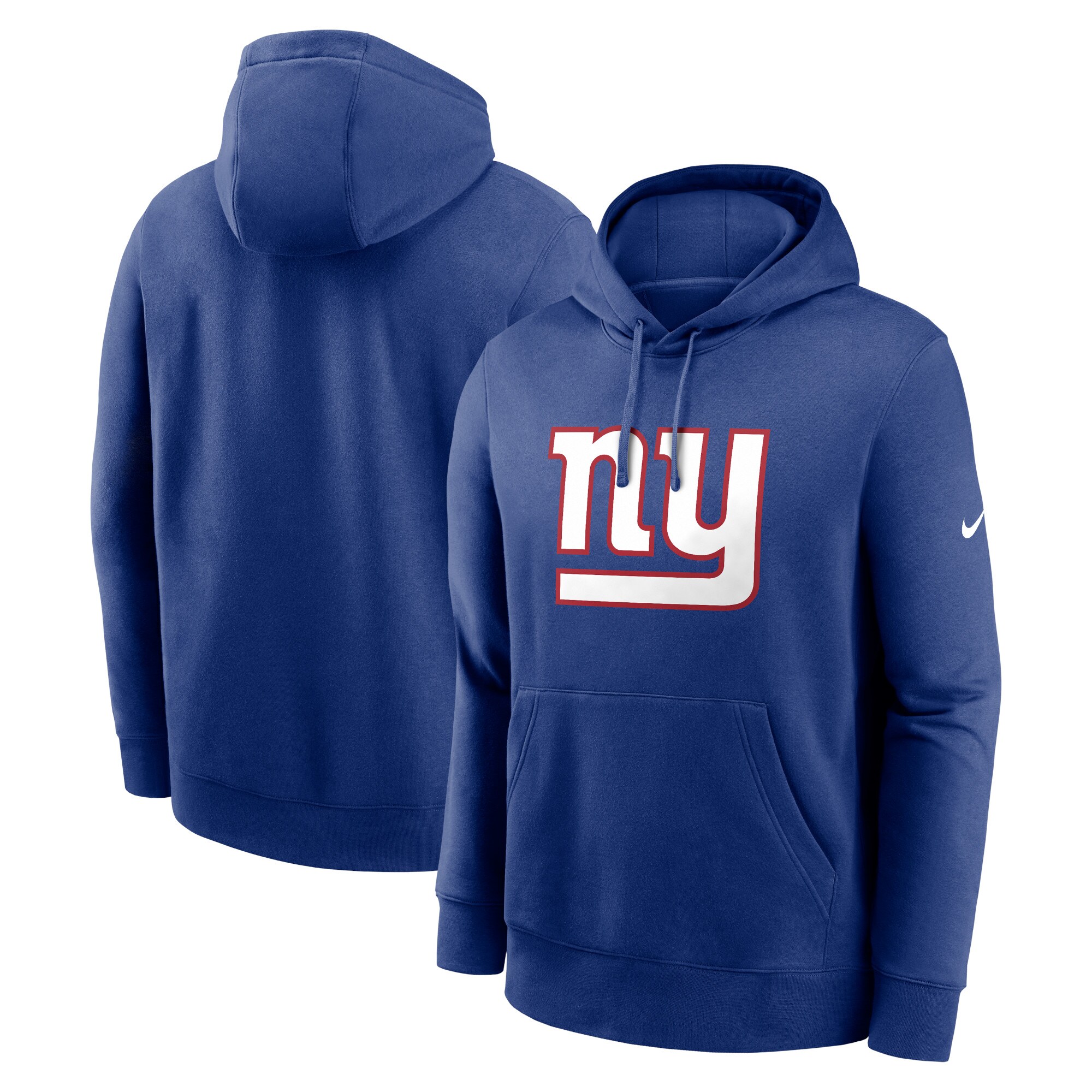 New York Giants Club Logo Pullover Hoodie - Royal